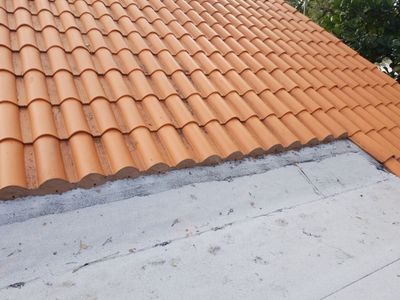 Clay Tile Repair using Clay Roof Tile