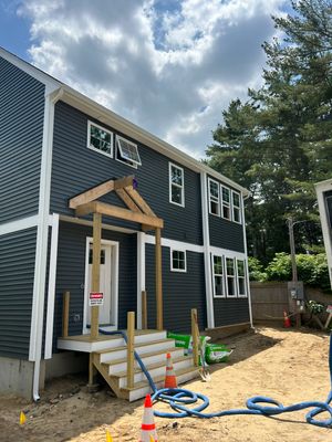 Gutter Installation using 5" K-Style Aluminum Gutter in Duxbury, MA