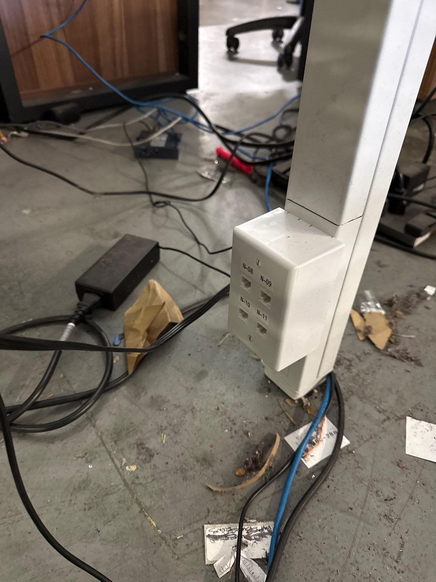 Cat6 Structured Cabling Project in Huntington Beach by Ring and Ping Inc.