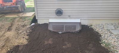 While Steel Egress Window Installation