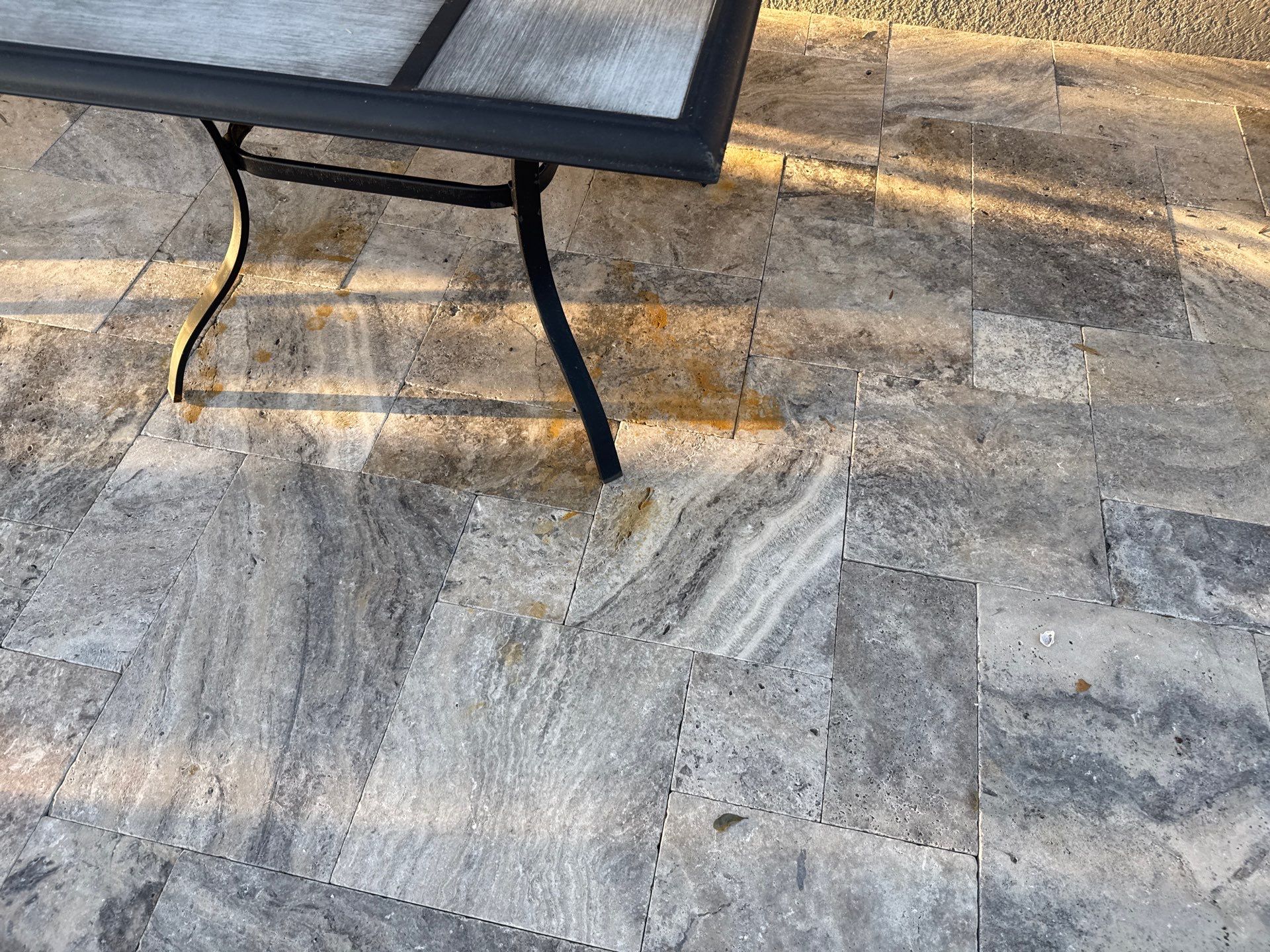 Travertine Pool Deck and Screen Enclosure Cleaning in Ellenton, FL | Oakleaf Hammock Community by Sunshine AquaWash