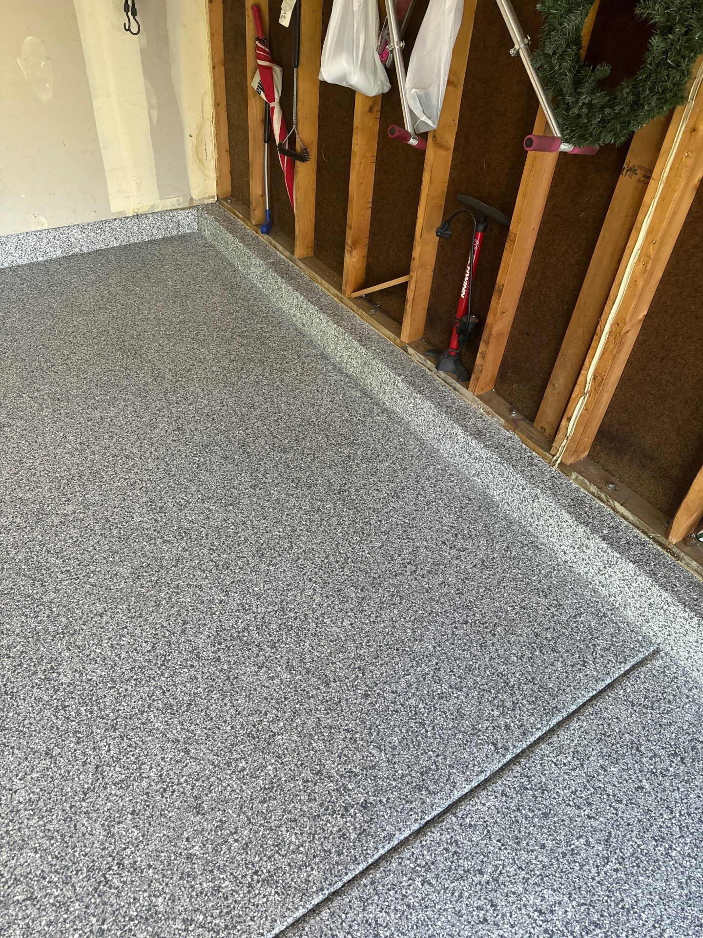 Gravel Flake Garage Floor  by Level 10 Coatings