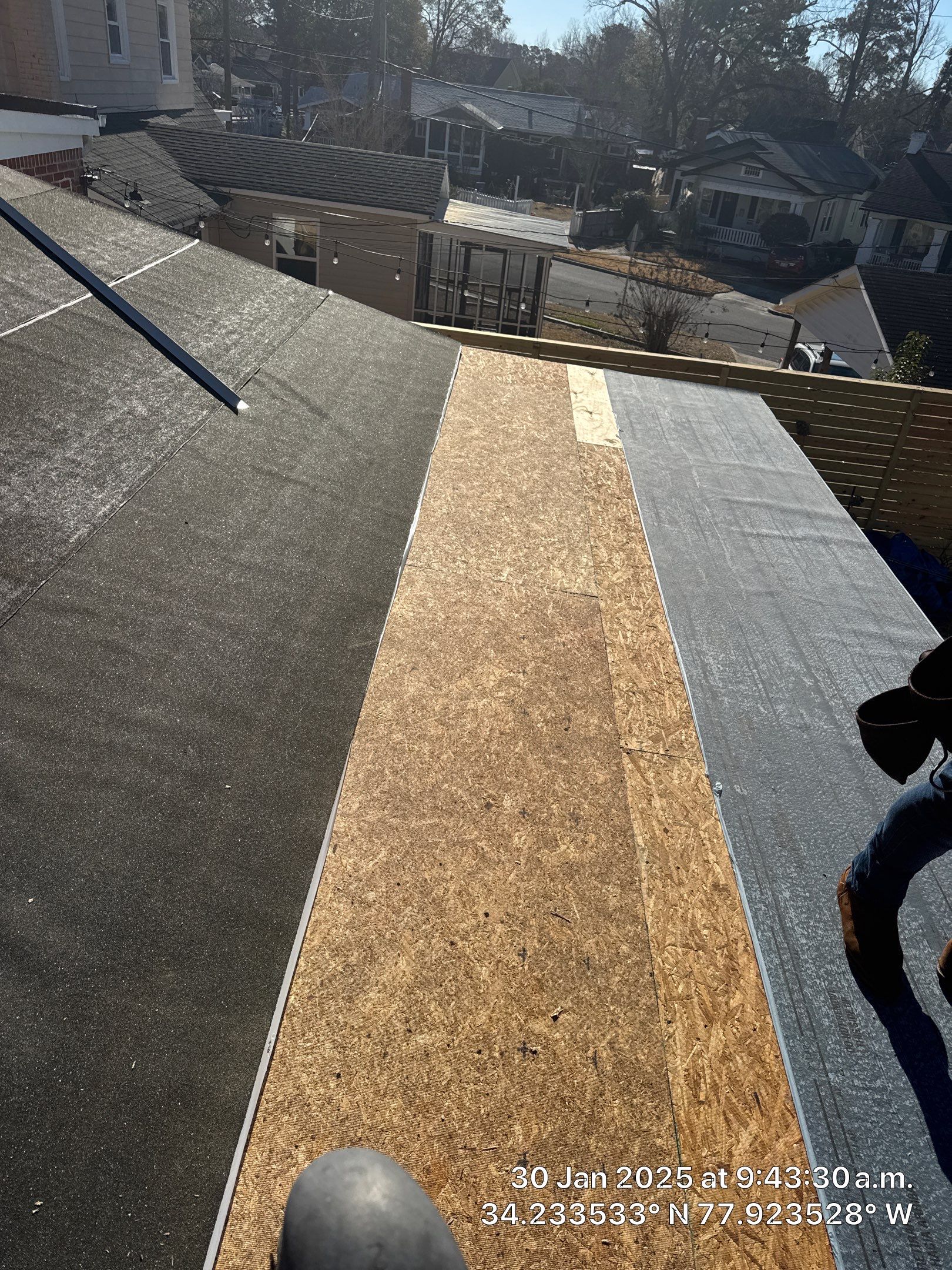 Low Slope Flat Roof Repair in Forest Hills, Wilmington NC by RGR Construction and Roofing, LLC