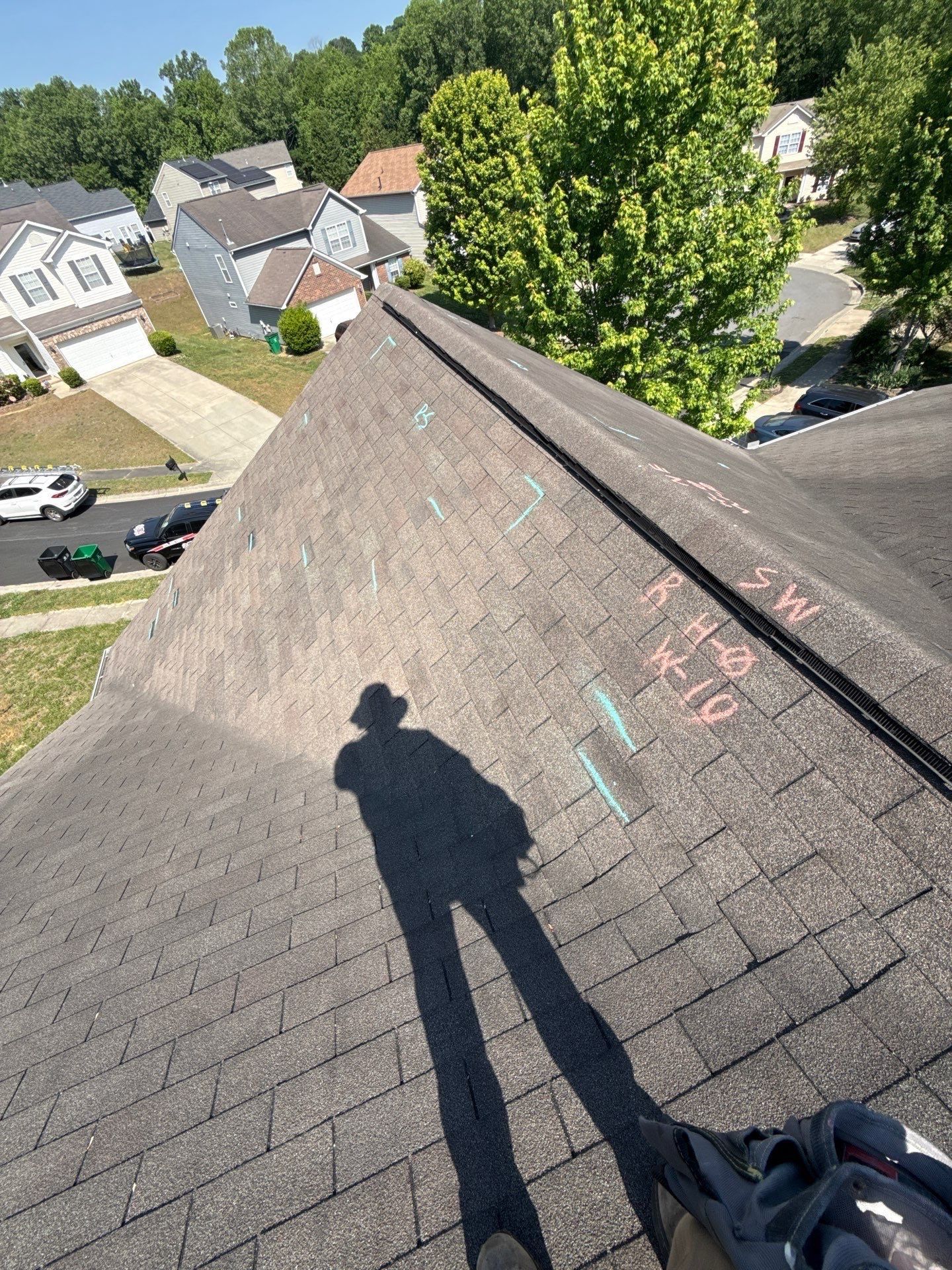 Roof replacement by wind damage by Just Brilliant Restoration JBR