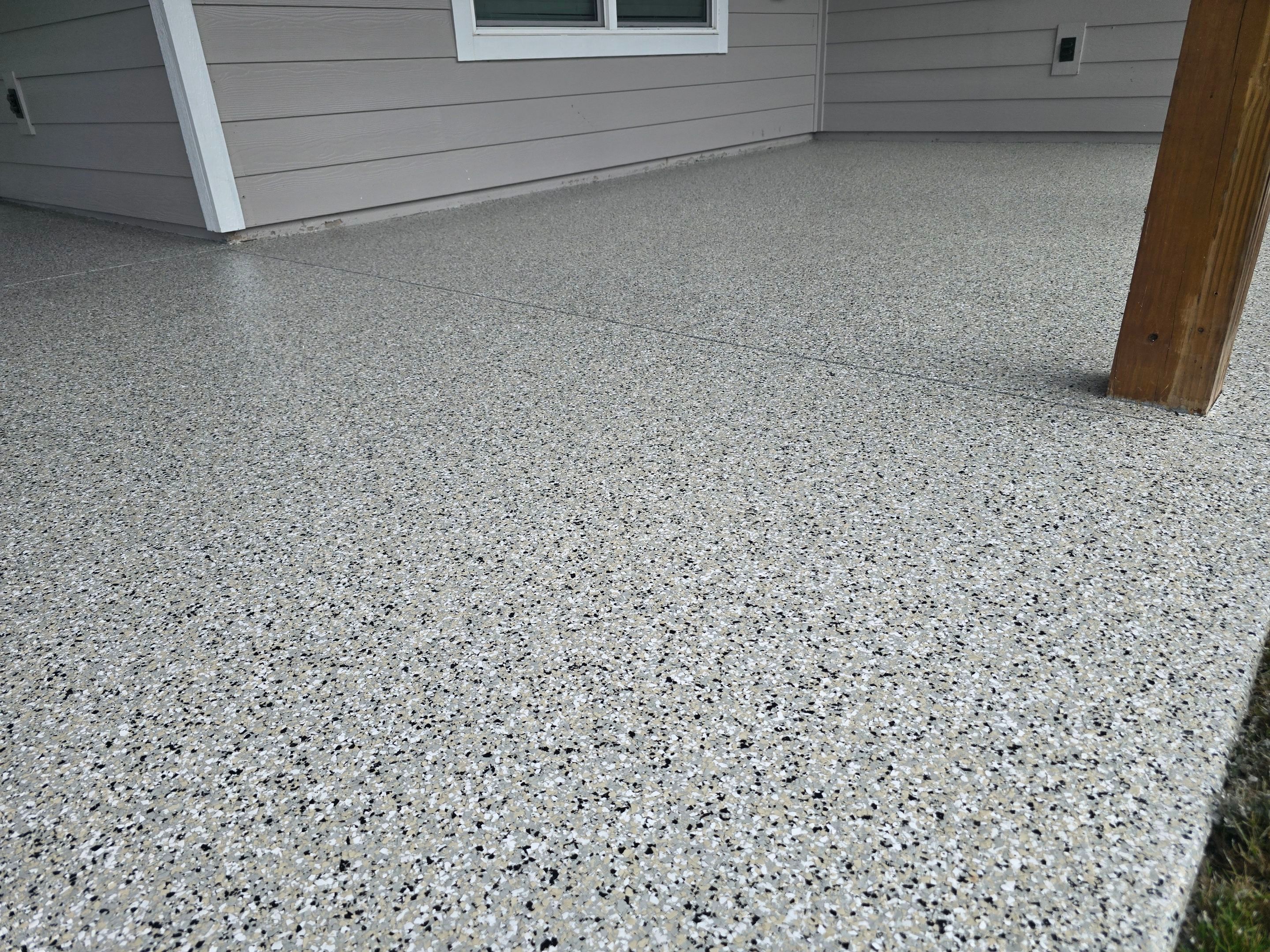 Back Patio using Cabin Fever by Elite Floor Solutions