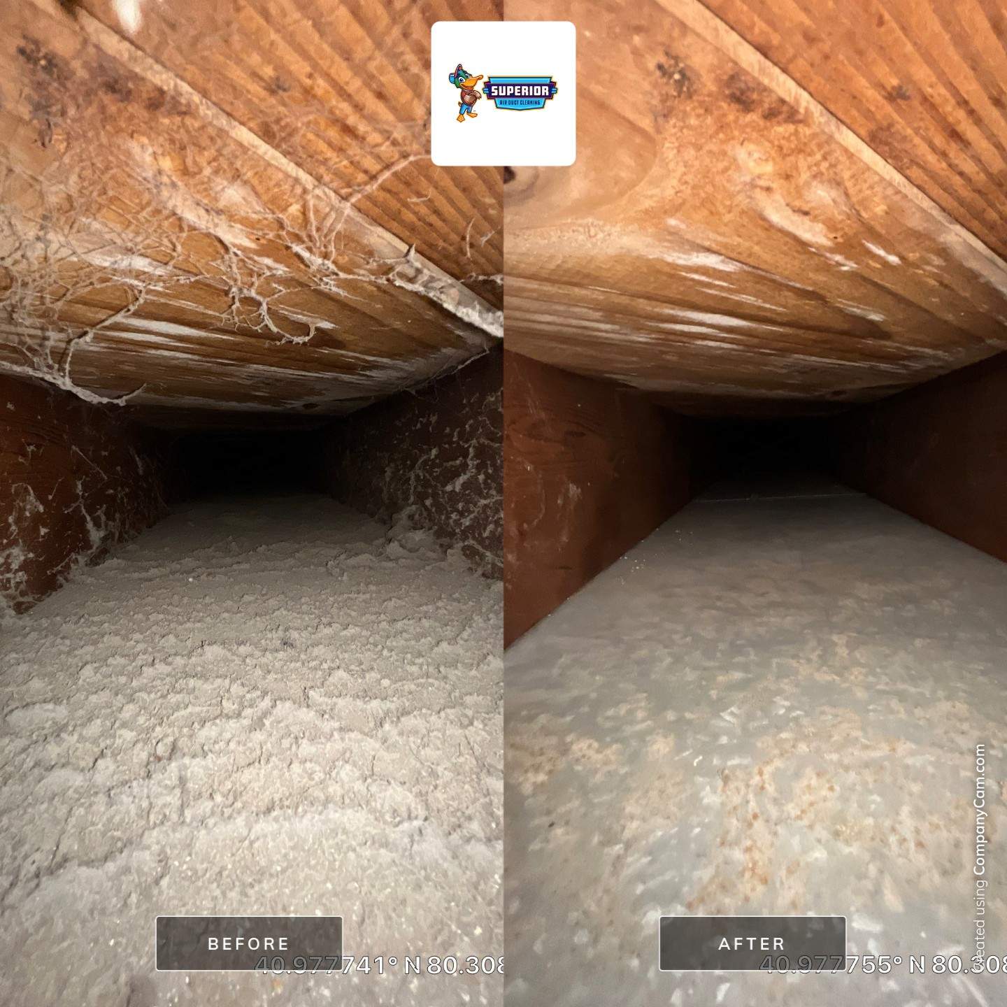 Air Duct Cleaning With a Vacuum Truck in New Castle, PA by Superior Air Duct Cleaning