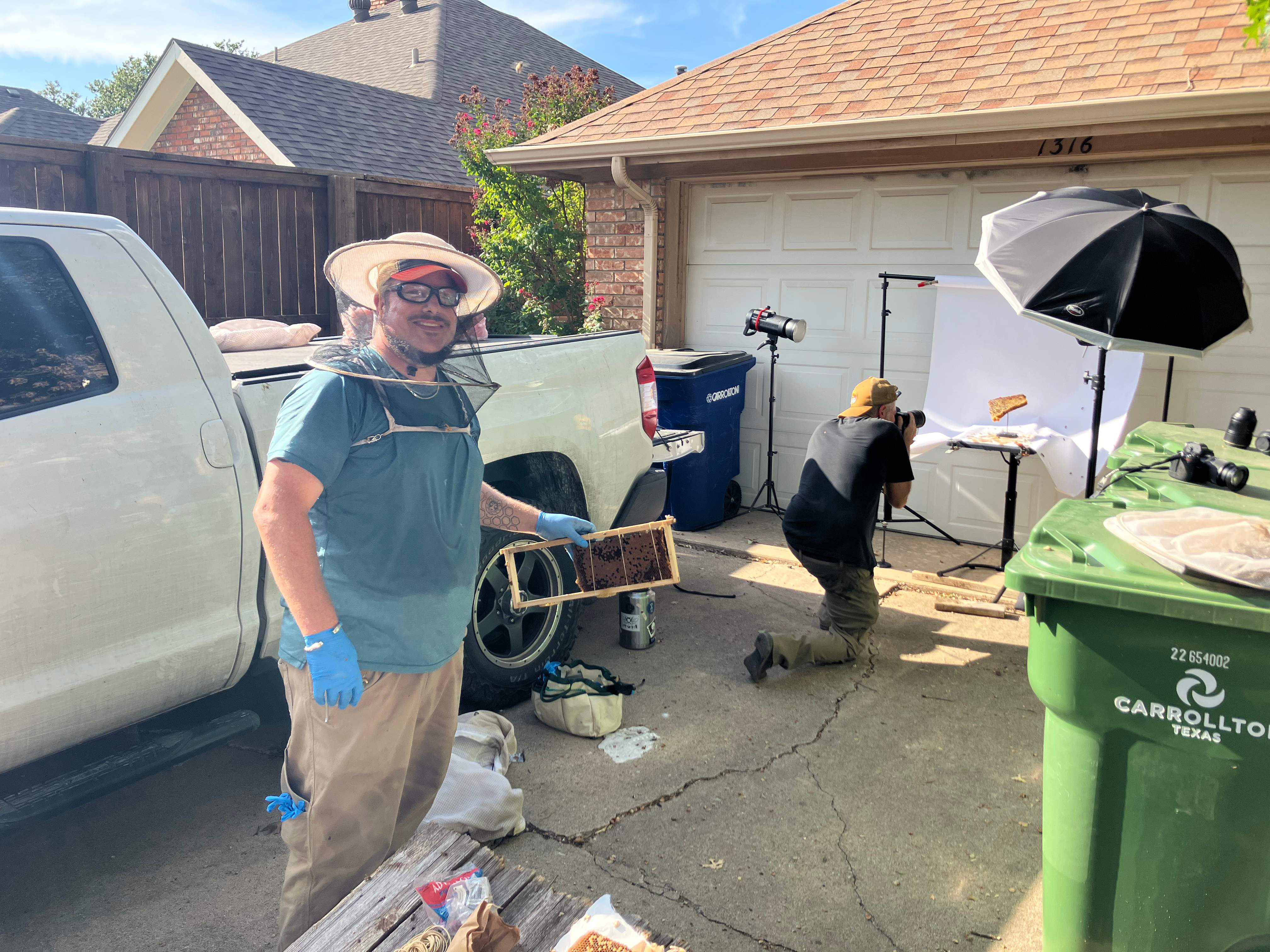 Brick Column by Rockwall Honey Bee Company