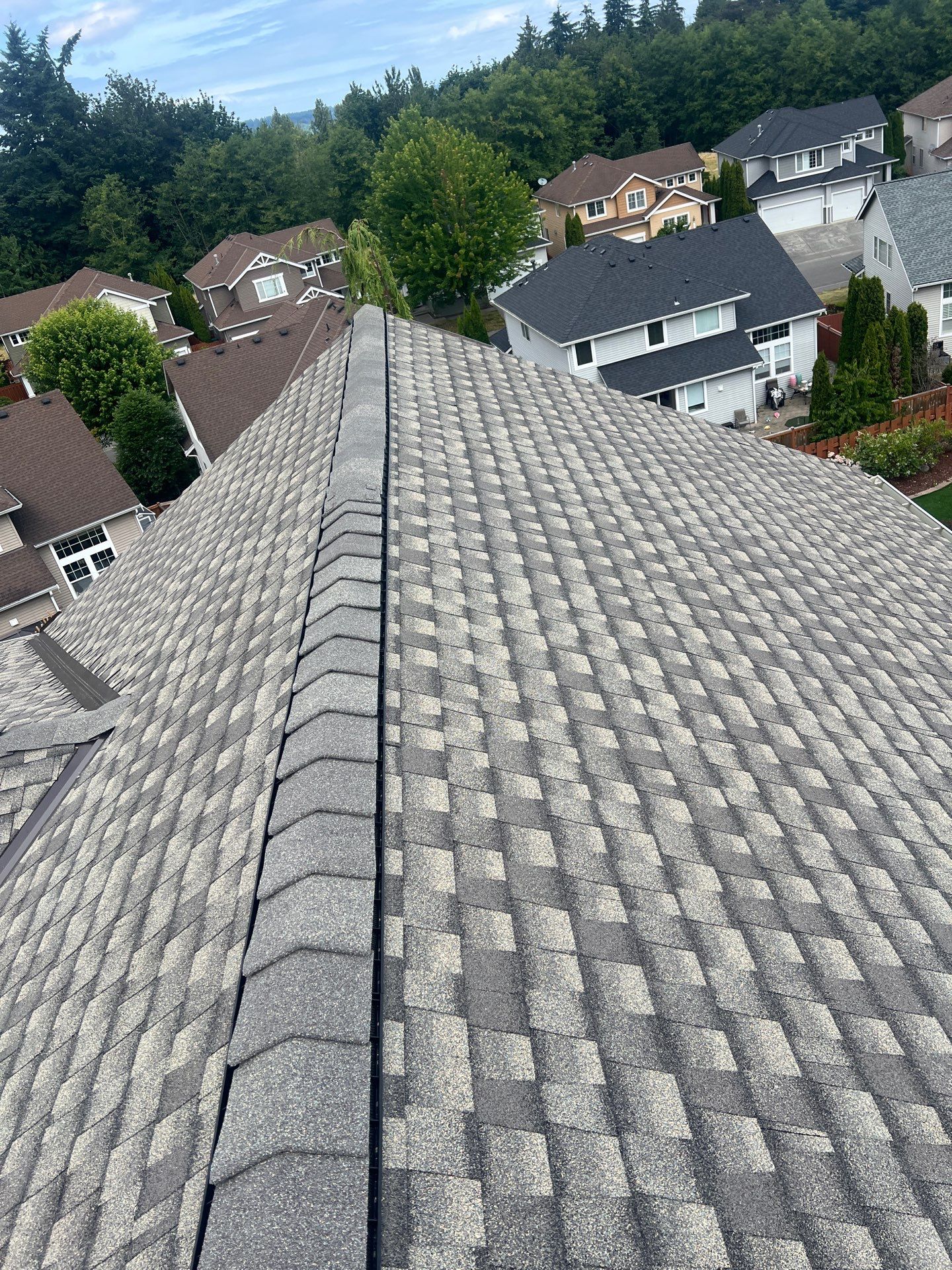 Residential Roofing Installation using GAF UHDZ Shingles by Roofing Formula LLC