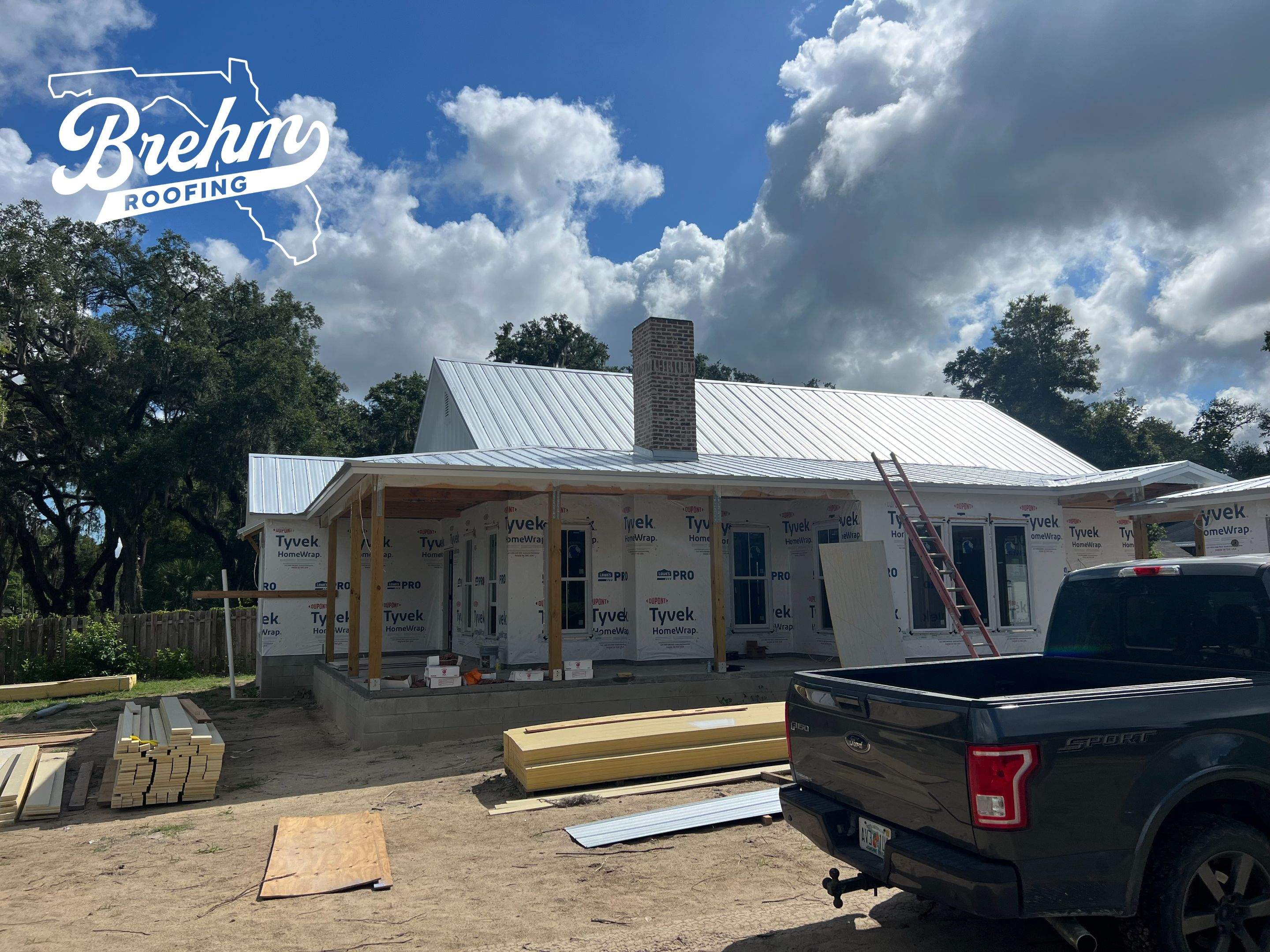 New Construction Metal Roof in High Springs, Florida by Brehm Roofing