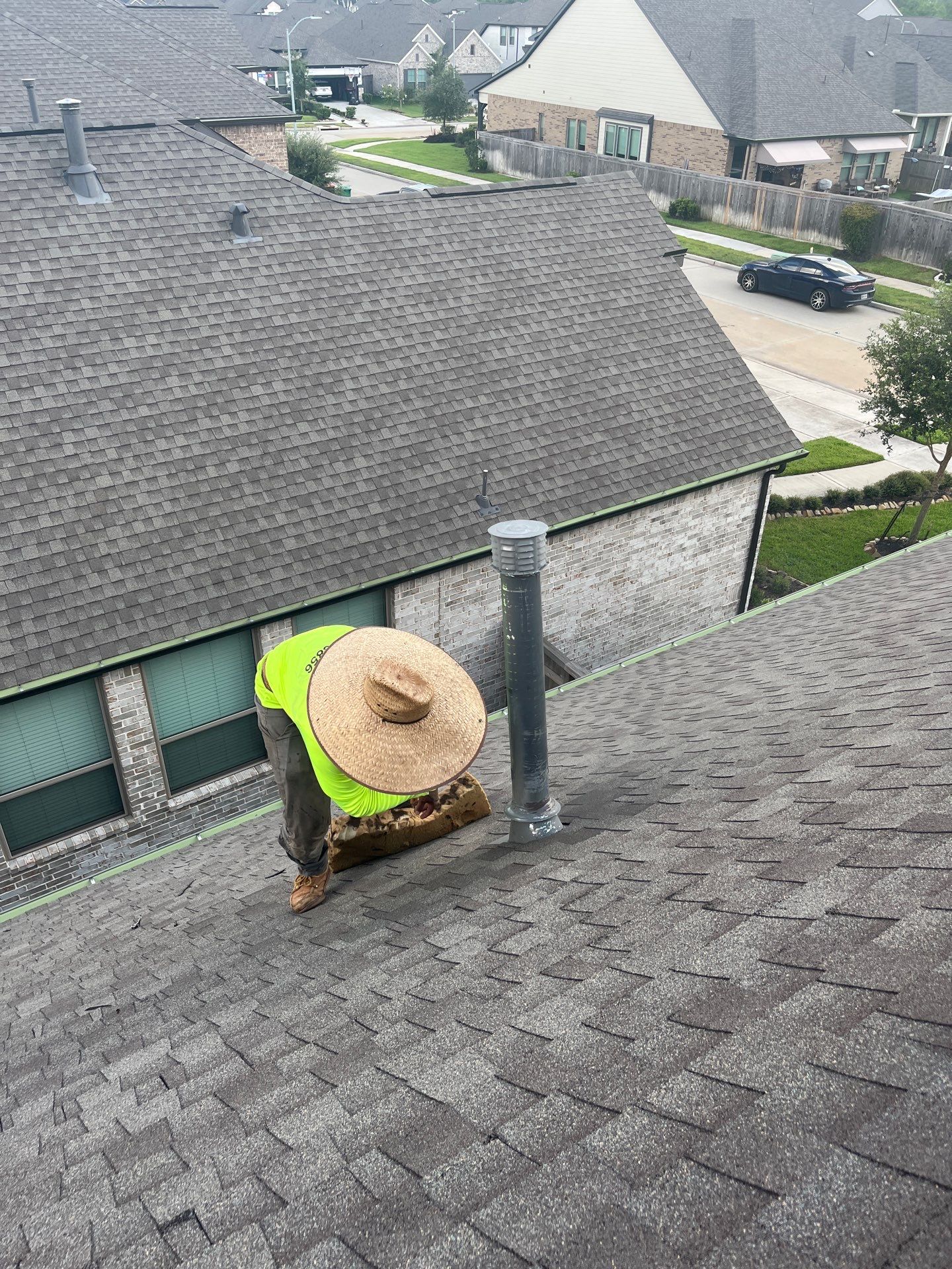 Hail Damage using Owen's Corning Duration (Lifetime) Shingles by Roof Repair Company