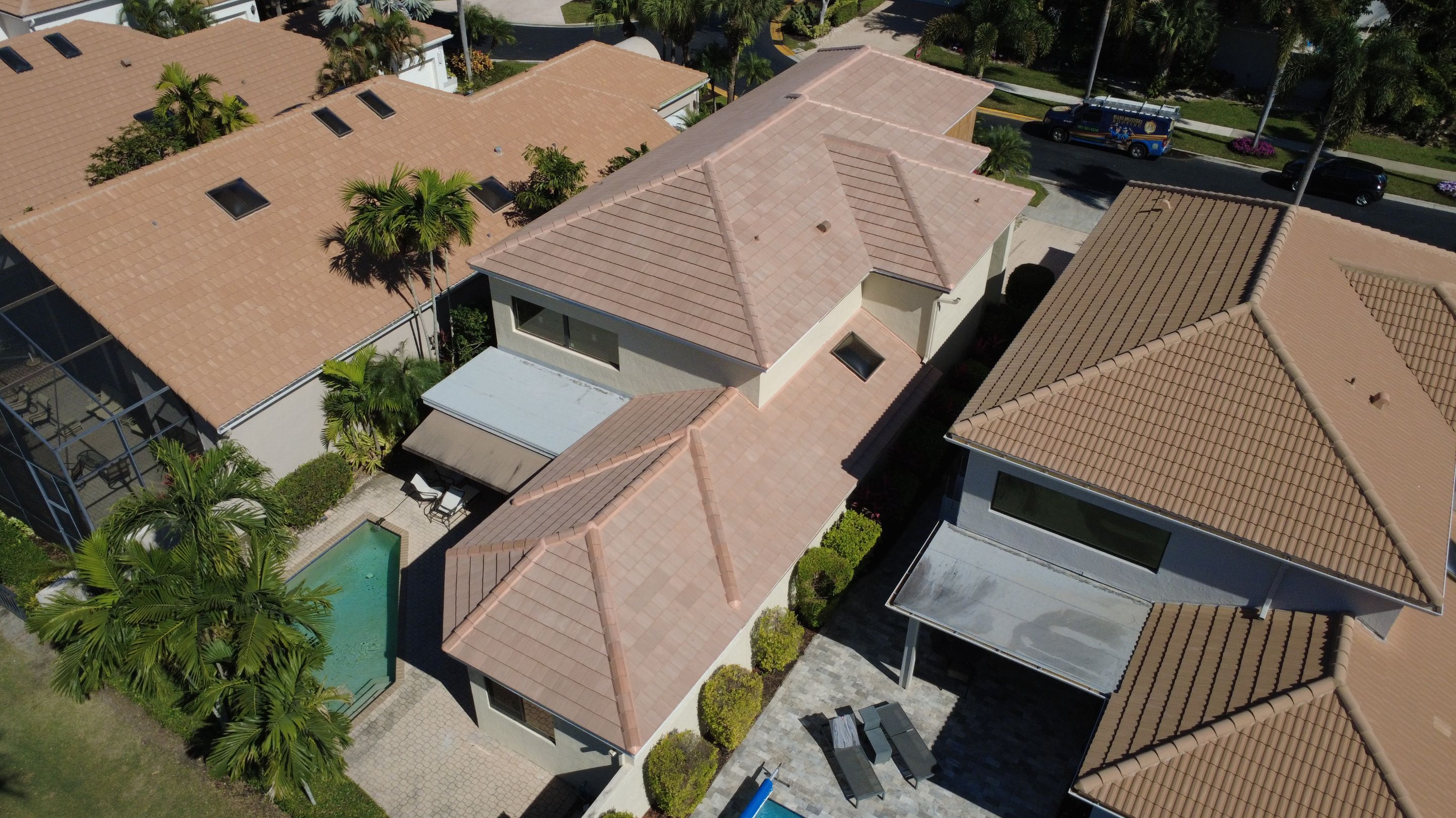 Residential Roofing Installation using Eagle Roofing Tile by BLUES BROTHERS ROOFING
