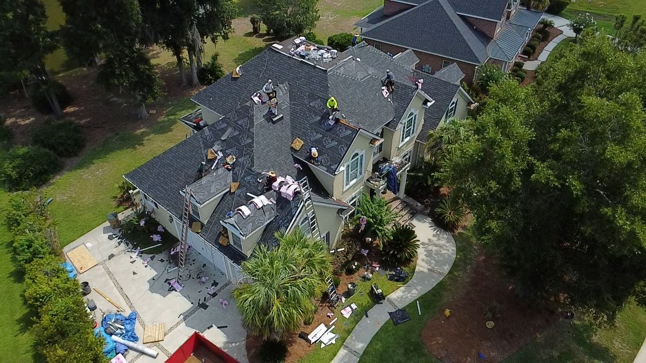 Architectural Shingle Roof Replacement for Savannah Residential Home by Trinity General Contracting Pros