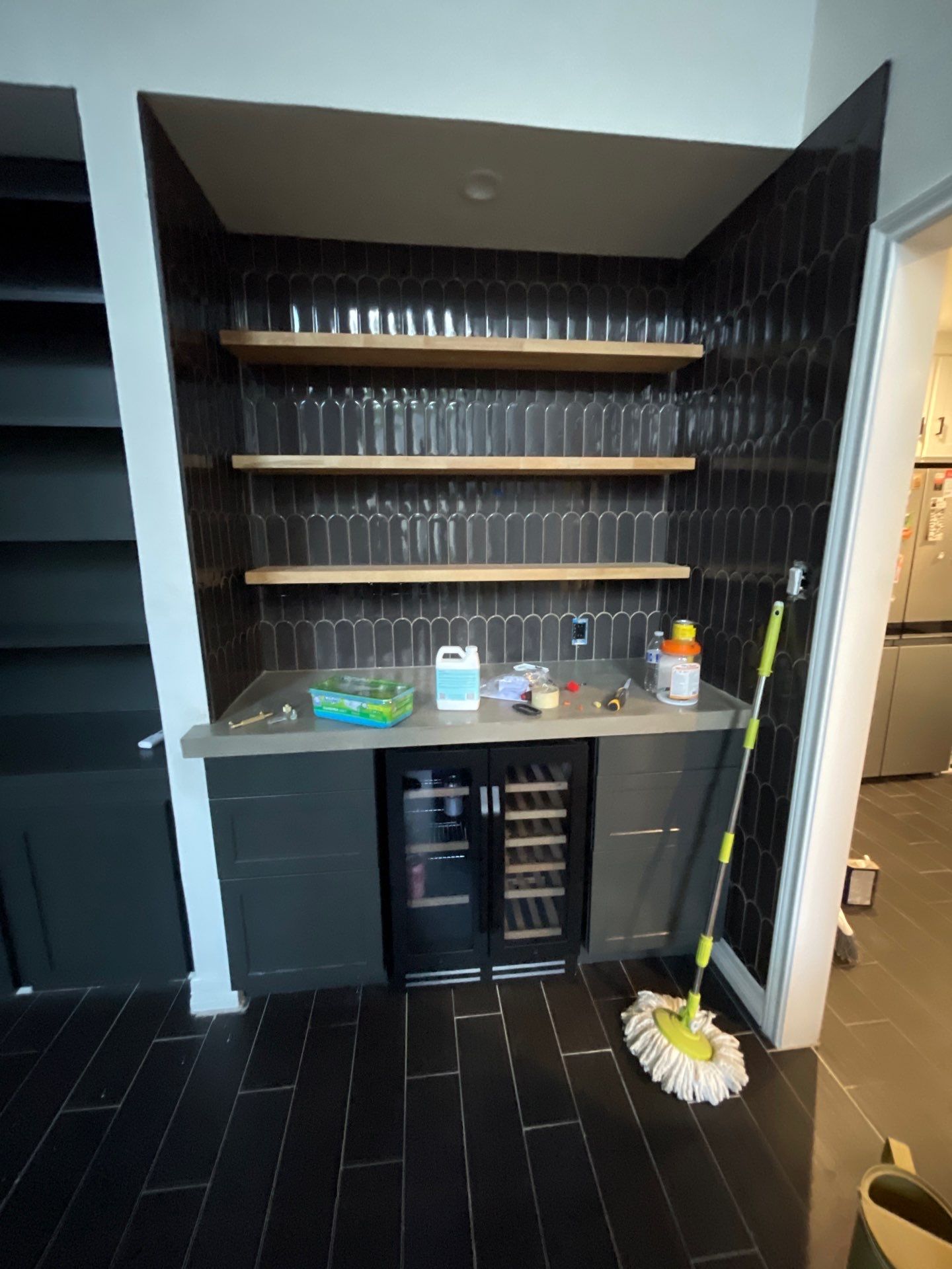 Custom Home Bar & Built-In Cabinet Remodel by Majesty Construction