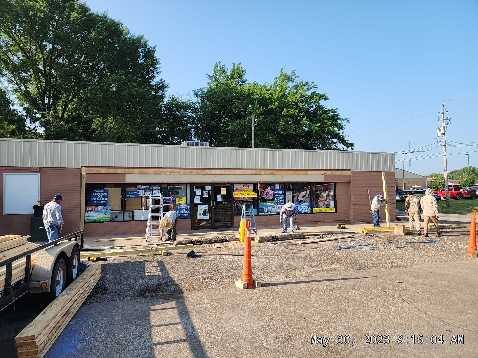 Store Building in Hope by Hostetler Roofing