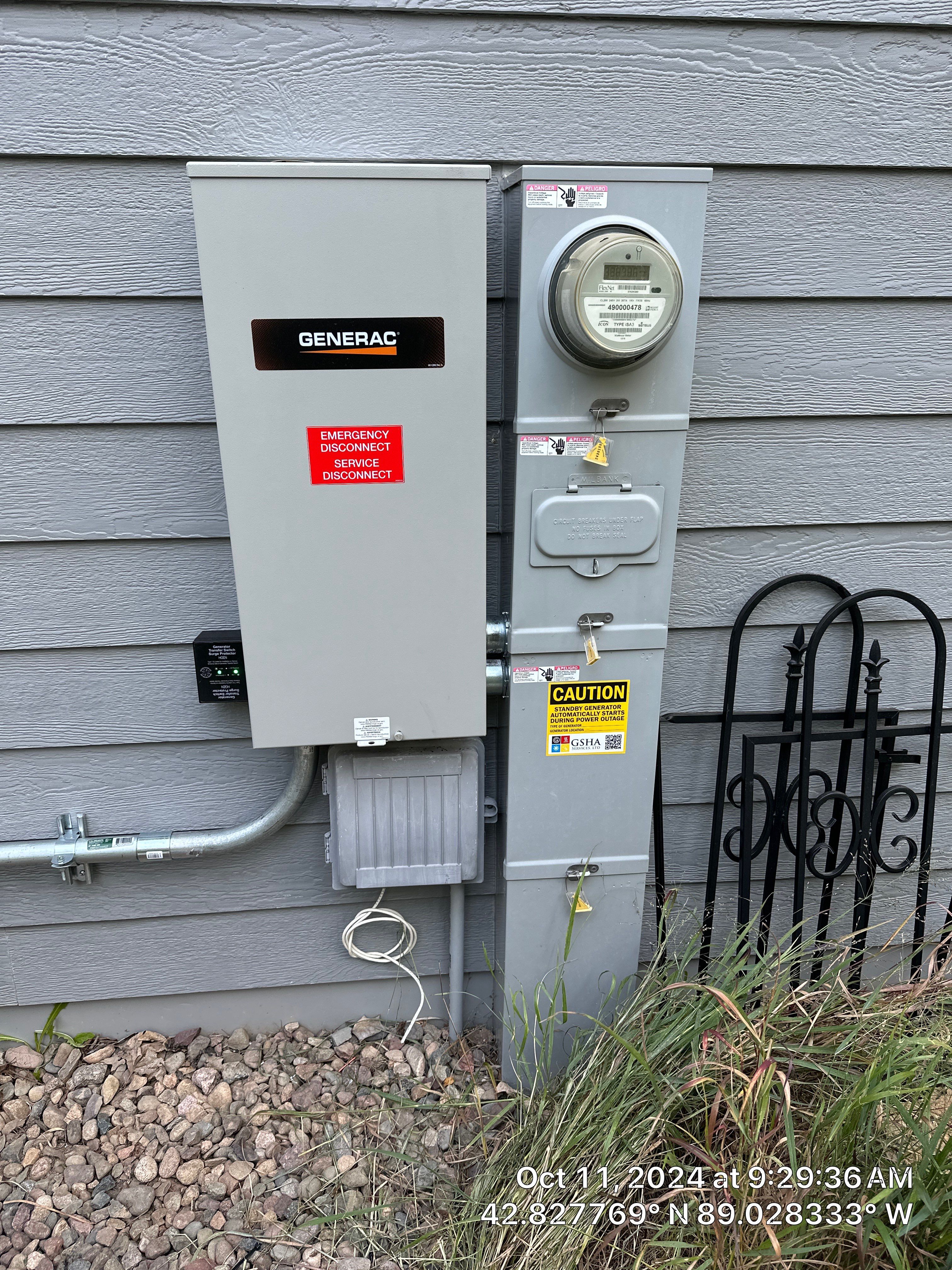 Generac Generator Installation by GSHA Services LTD