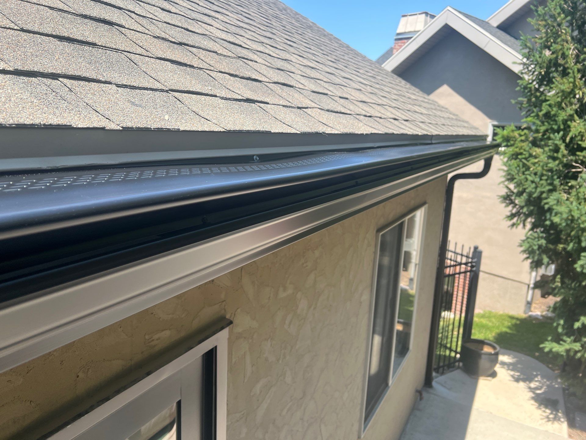 Project in Cottonwood Heights by Emerald Gotcha Gutters 