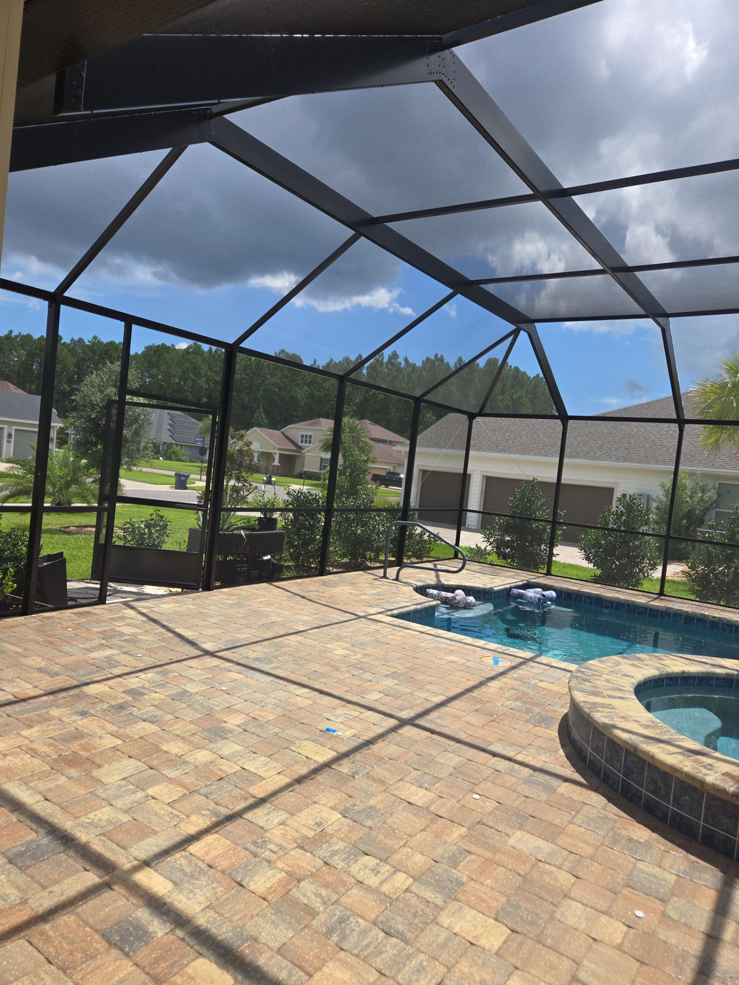 Pool Pavers using Concrete Sealant by DuraSeal