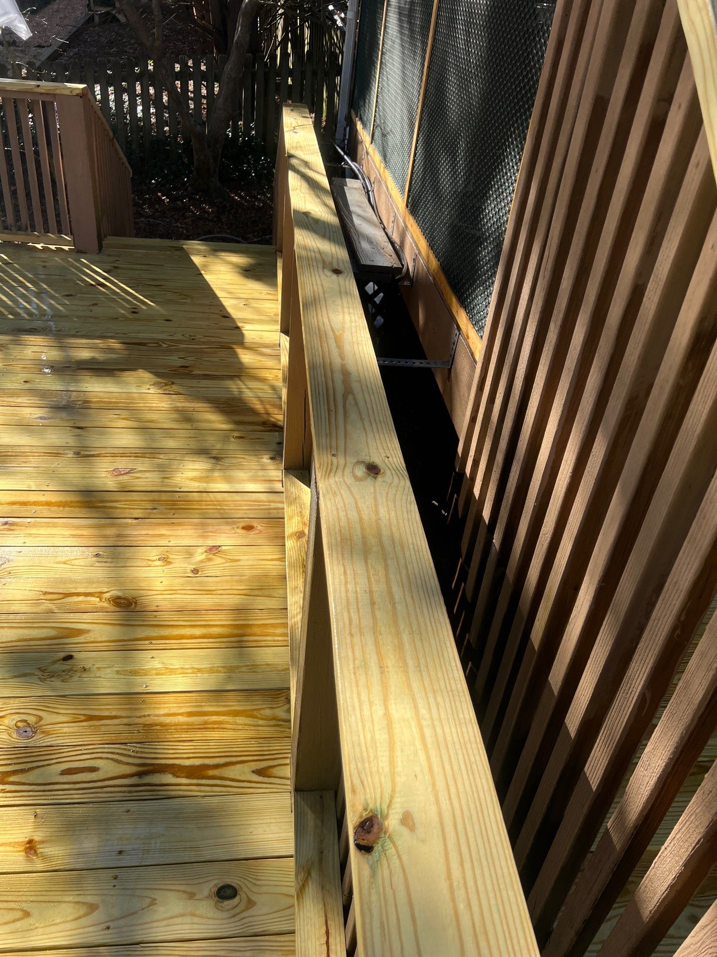 Coated Deck using Wood Sealant by DuraSeal