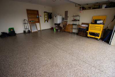 Garage Floor using Desert Sand