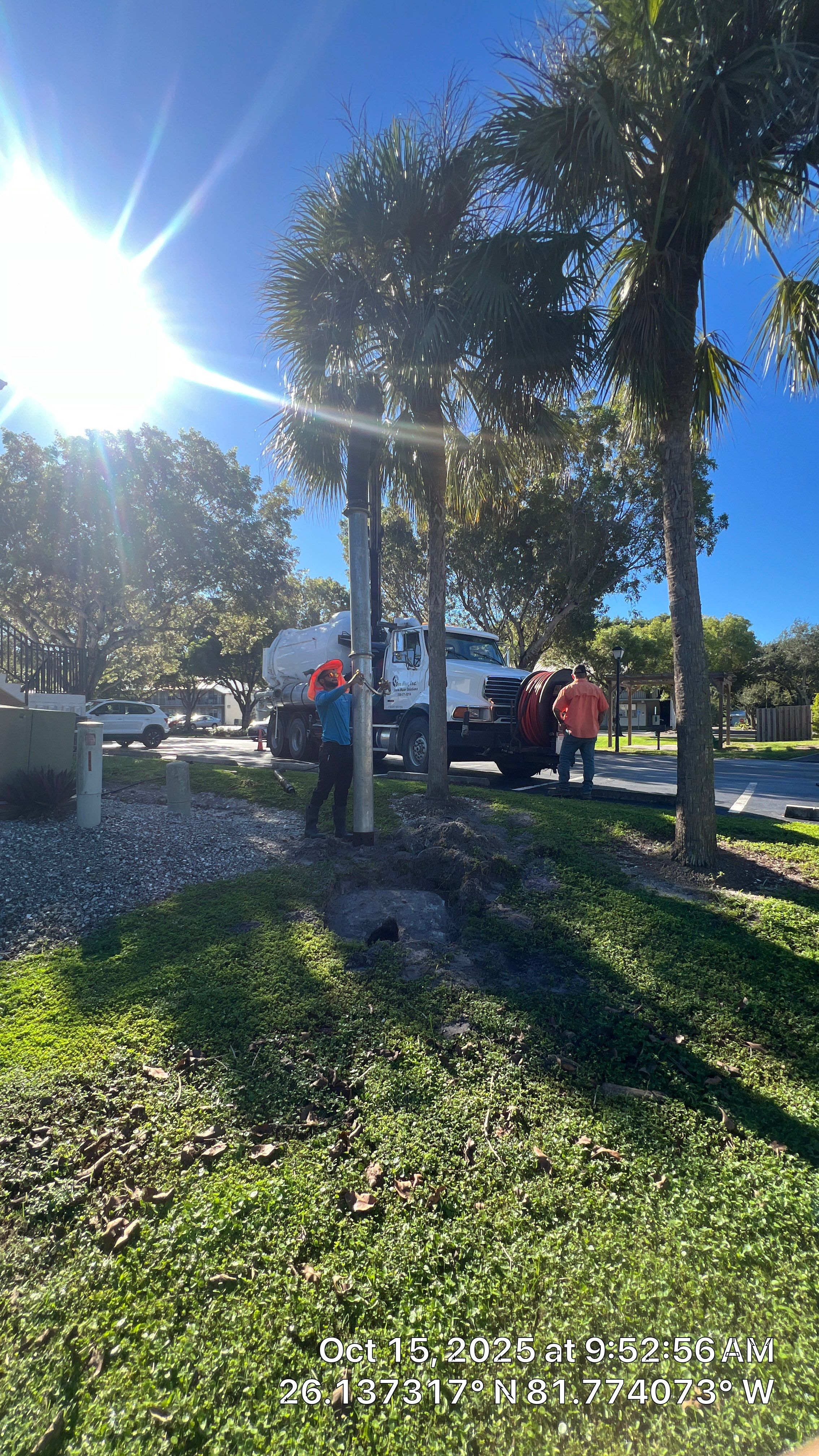 Naples Apartment Complex Culvert Cleaning by APS Power & Water