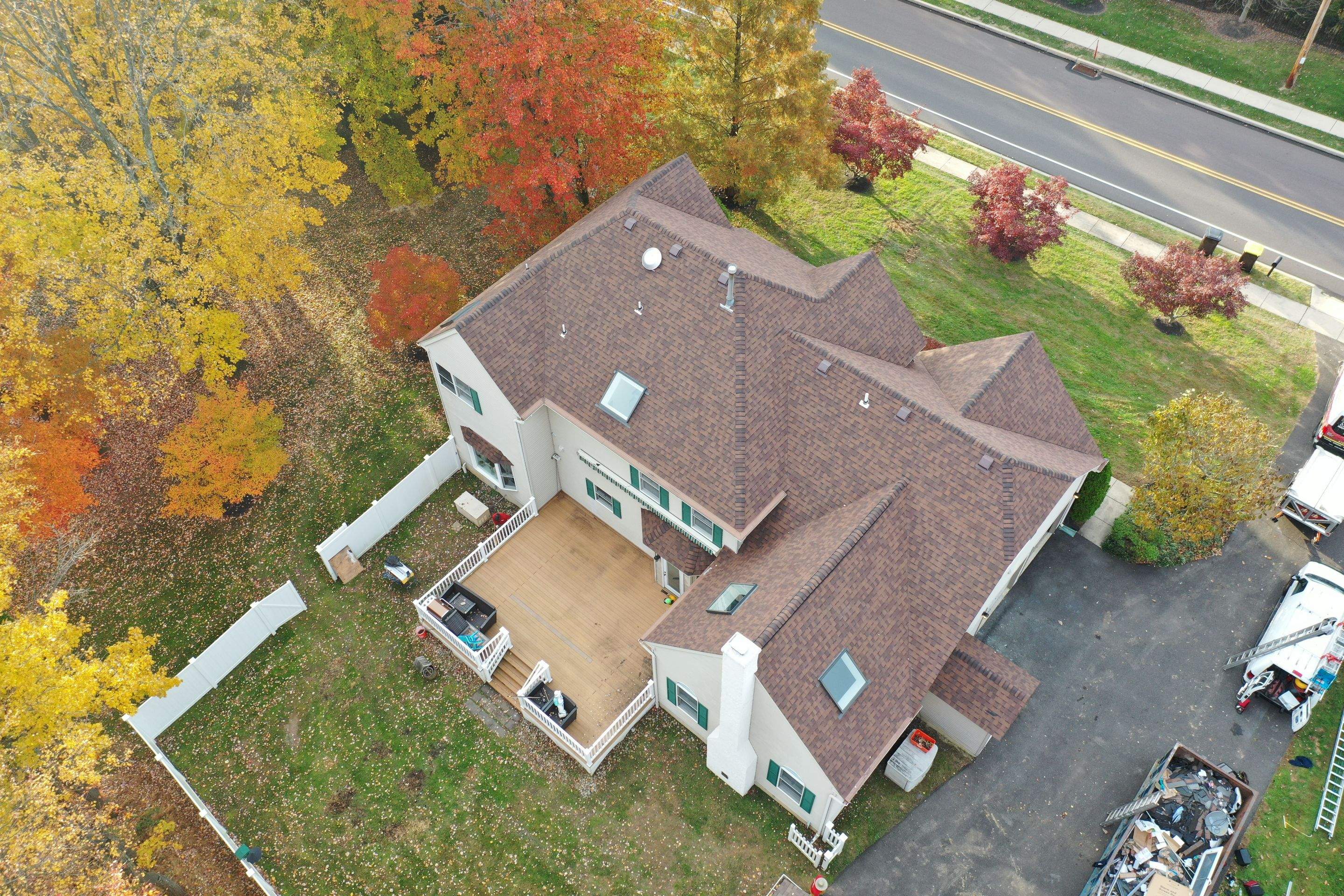 Roofing Installation using CertainTeed Landmark - Burnt Sienna by Storm Guard of Ches-Mont PA