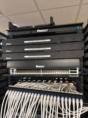 Structured cabling installation by CimaSolutions