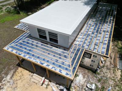 New Construction Metal Roof in Gainesville, Florida 