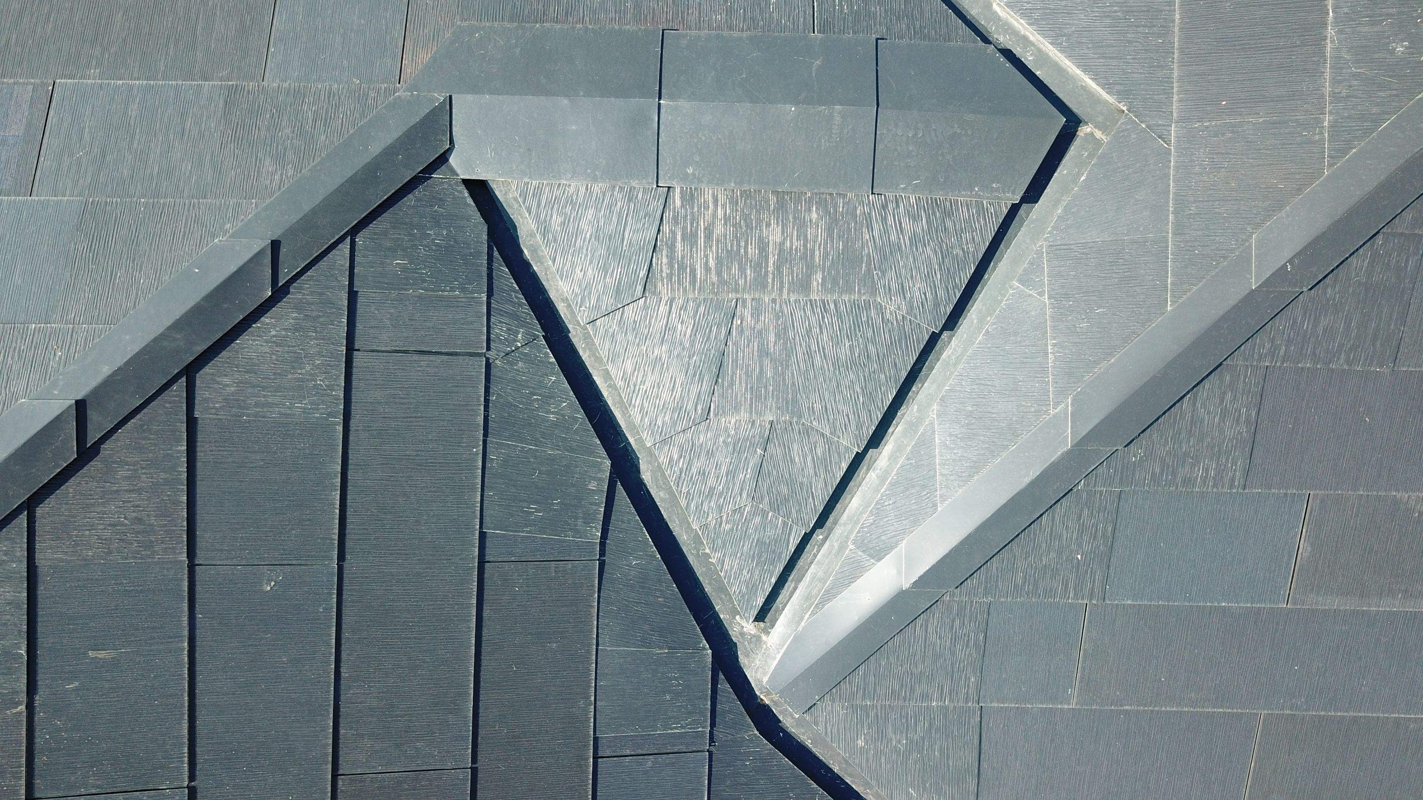 Tesla Solar Roof  using Tesla Solar Roof V3 tiles by American Home Contractors