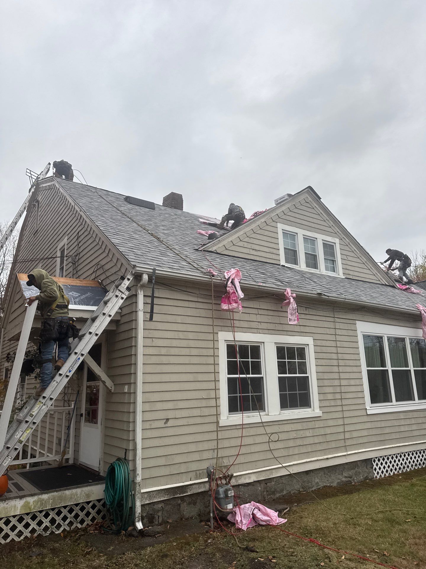 Ayer Church Complete Roof with Code-Compliant Overlay & Dual Chimney Restoration by Mighty Dog Roofing of Greater Middlesex County
