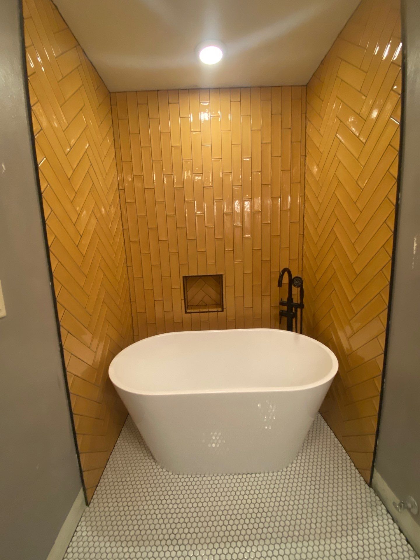 Bathroom Remodel using Seasonal rental by Gold Peak Property Management