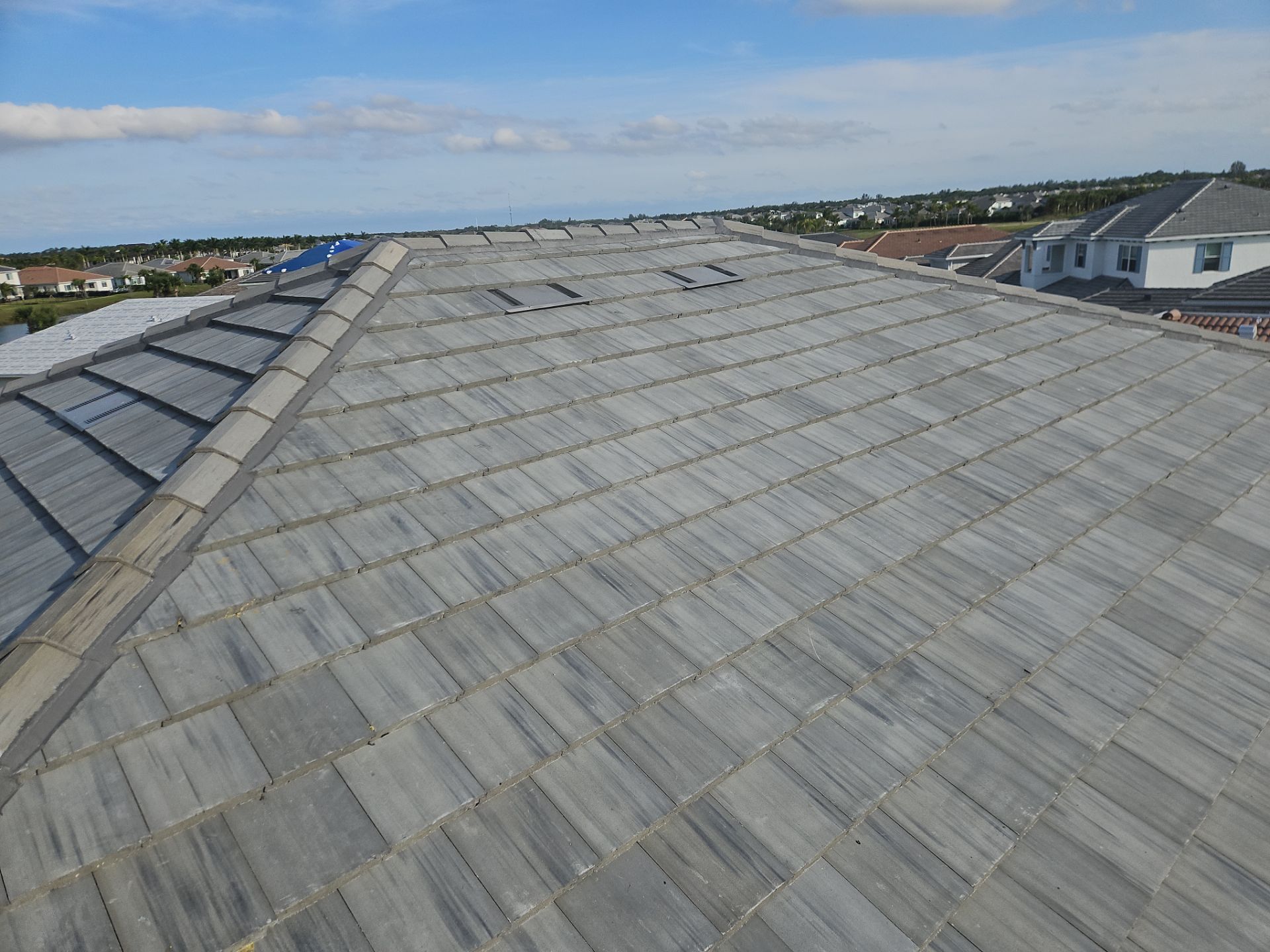 Residential Roofing Installation using Eagle Roofing Tile by BLUES BROTHERS ROOFING