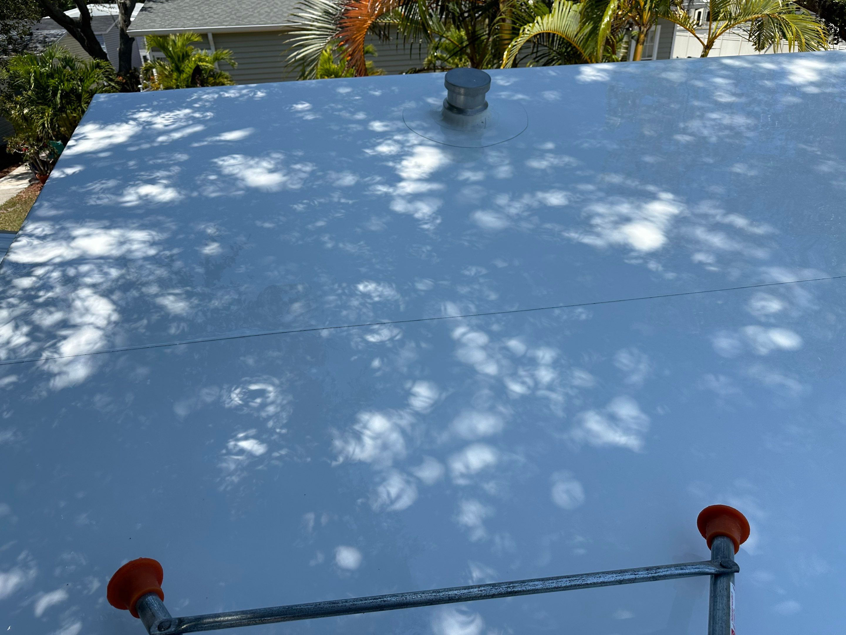 TPO Membrane & Metal Roof Cleaning + Gutter Cleaning in Fisherman’s Cove RV Park, Terra Ceia, FL | Sunshine AquaWash by Sunshine AquaWash