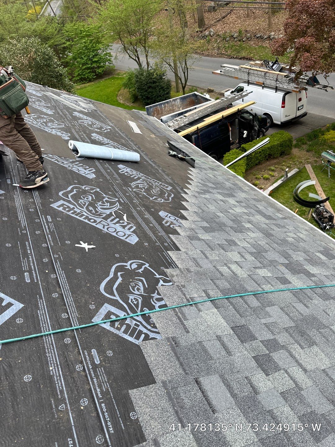 Residential Roofing Installation using Owens Corning TruDefinition Duration - Estate Gray by A Plus Exterior