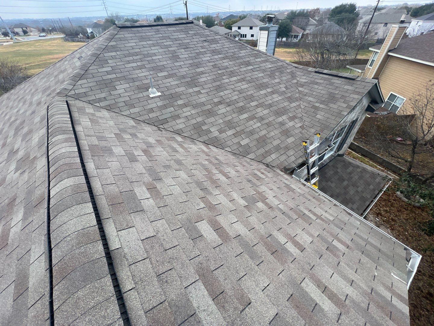Shasta White Shingles by Reimagine Roofing