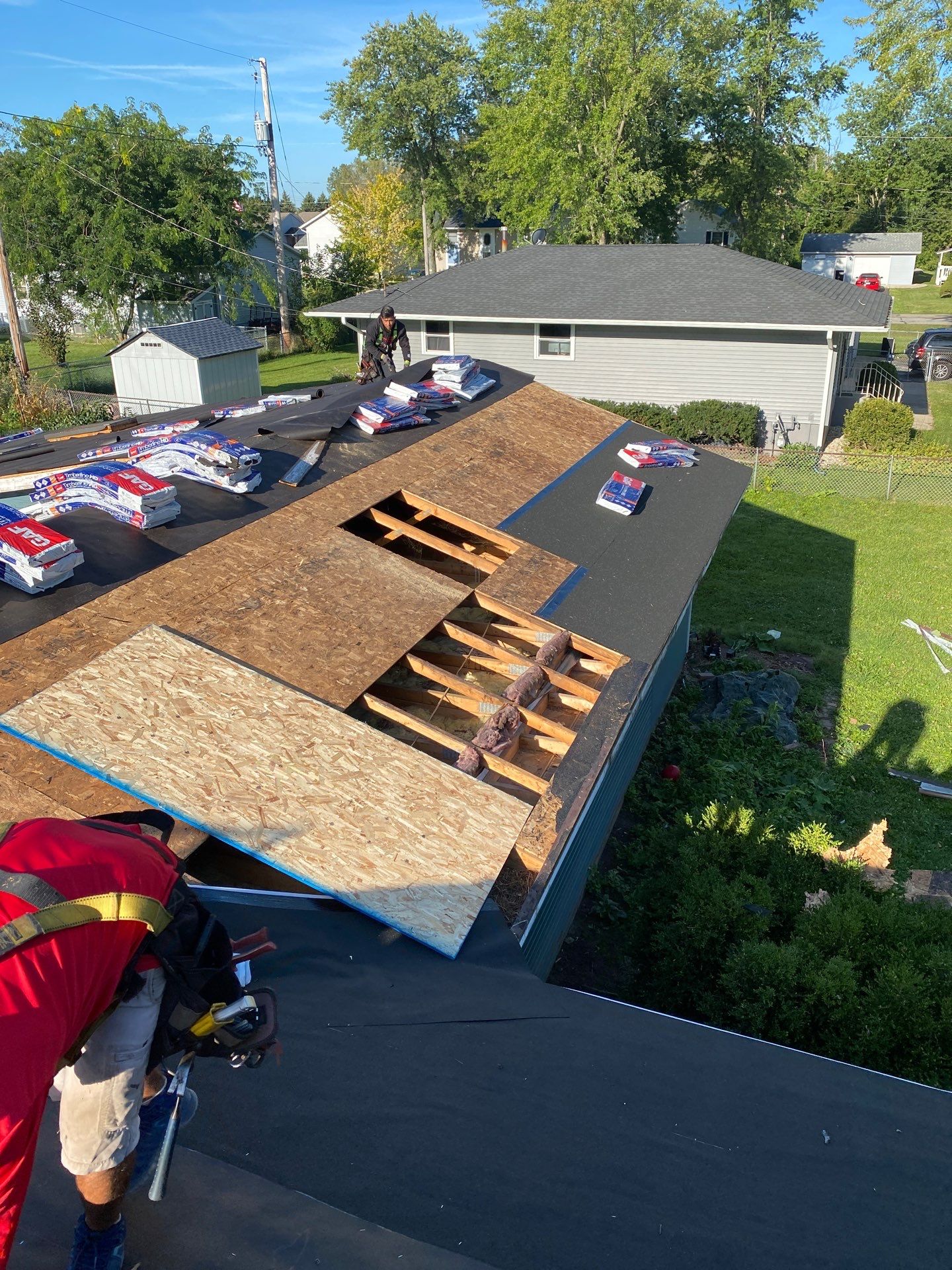 Asphalt Roof Replacement by Custom Installations
