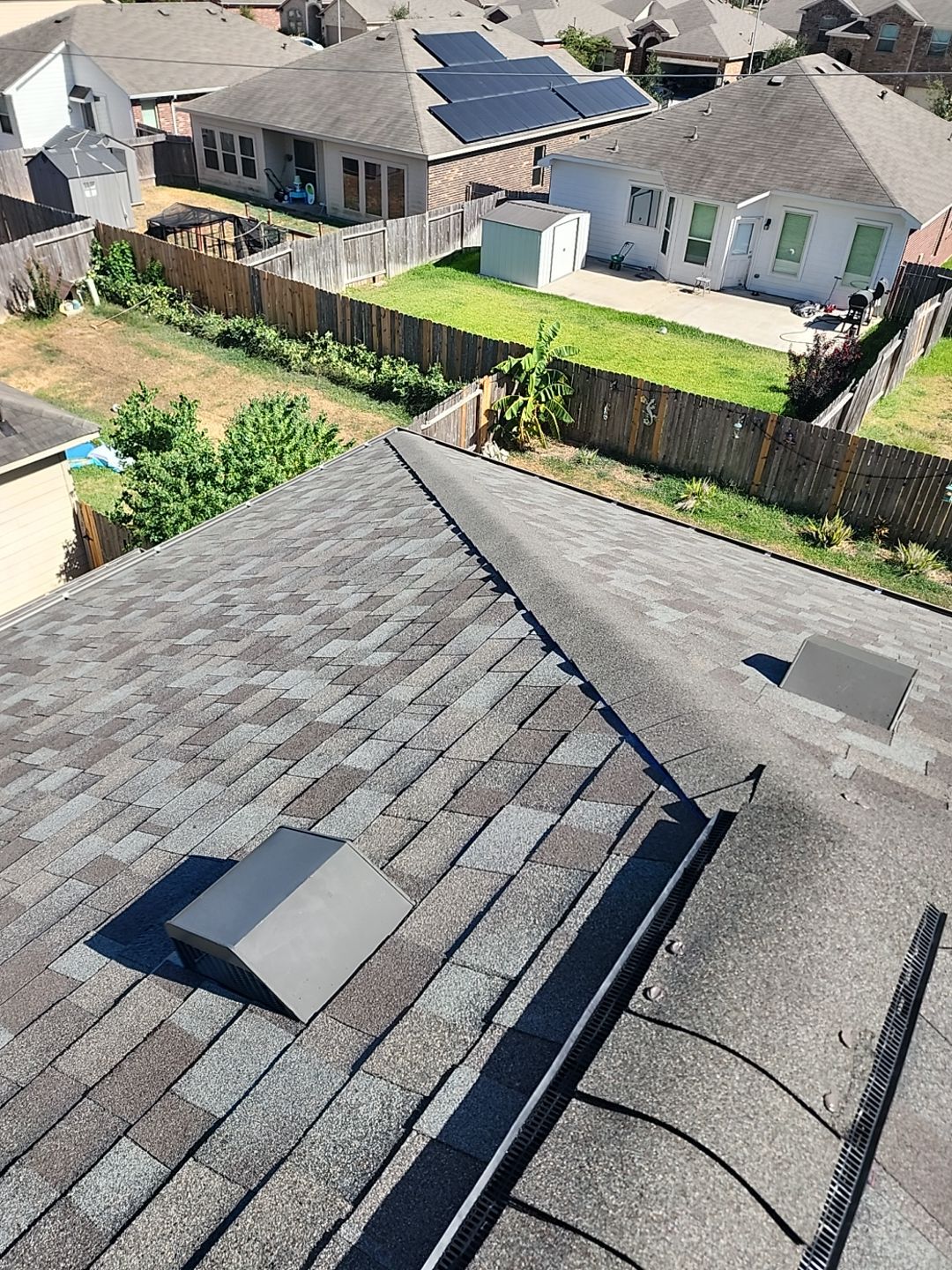 Residential Roofing Installation using Owen's Corning Duration (Lifetime) Shingles by Roof Repair Company