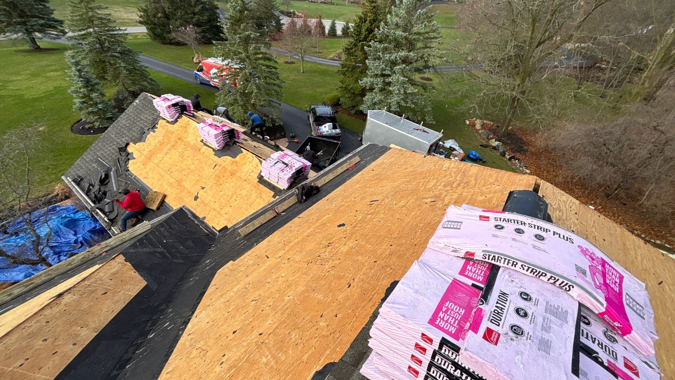 Roof Replacement using Owens Corning Onyx Black by 180 Contractors