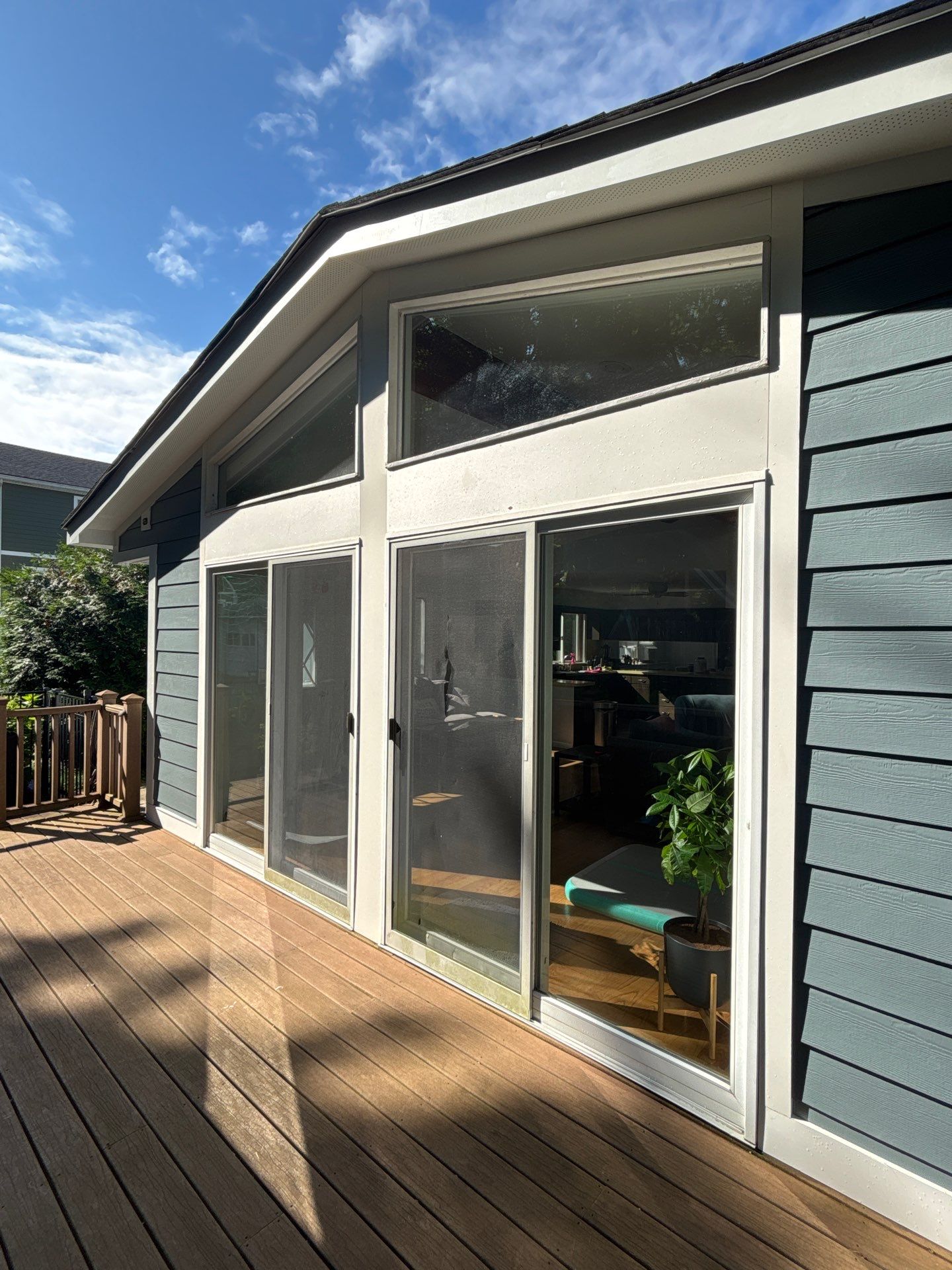 James Hardie Blue-Gray Lap and Board & Batten in Croton-on-Hudson, NY by Ideal Siding - Westchester