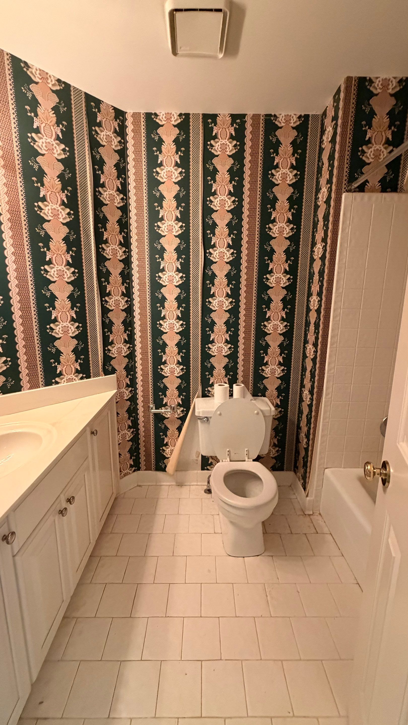Modern Bathroom Remodel With Quartz Countertops and Hexagonal Tile in Acworth by Swift Home Renovations