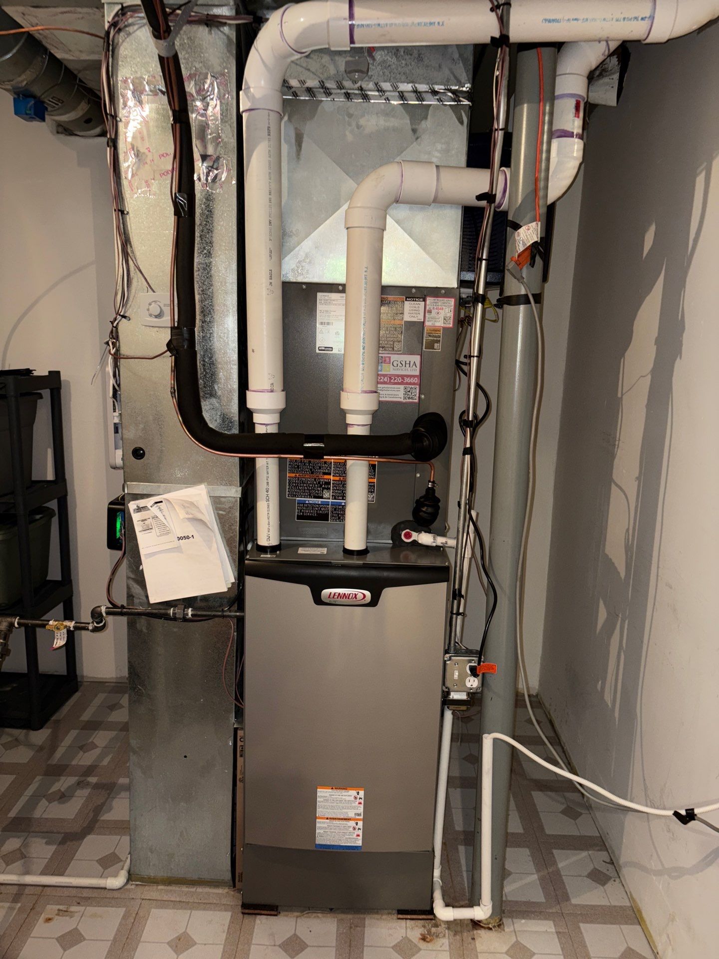 Lennox Elite EL297V Furnace & EL21KLV Heat Pump Installation – South Barrington, IL | GSHA Services, LTD by GSHA Services LTD