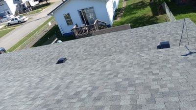 Residential Roofing Installation using Certainteed Landmark Shingles Colonial Slate Color