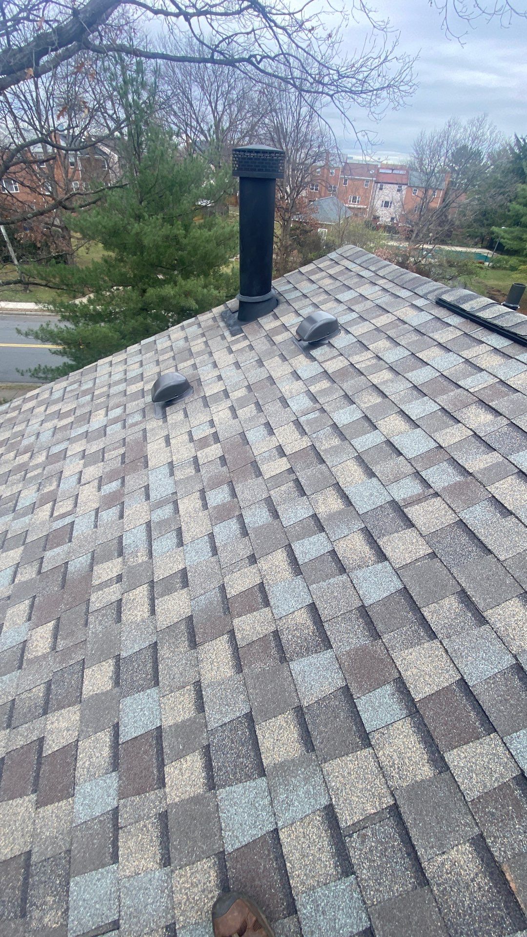 Vienna: Residential Roof Replacement with CertainTeed Landmark Pro in Max Def Weathered Wood by RM Banning, Inc.