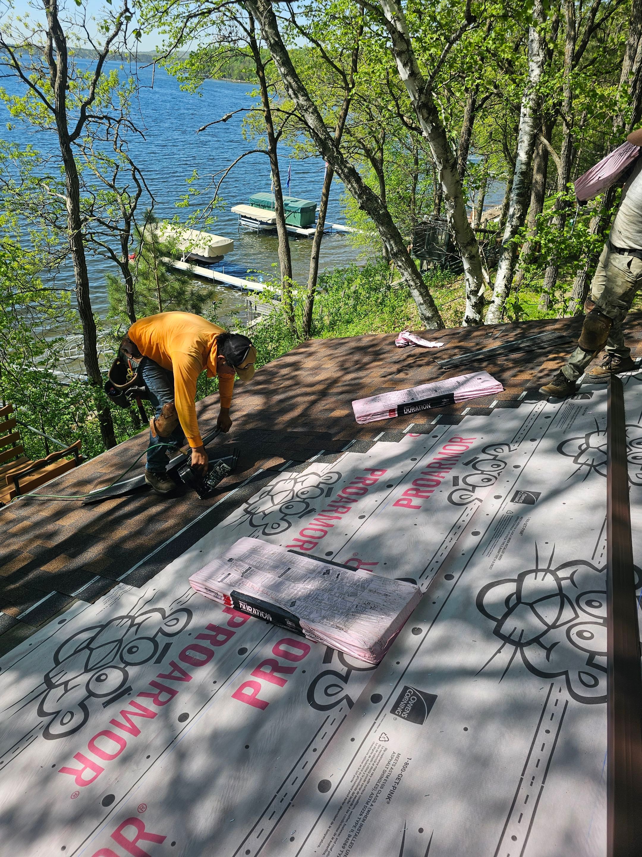 Project in Nisswa by CoMitted 365 Roofing & Exteriors 