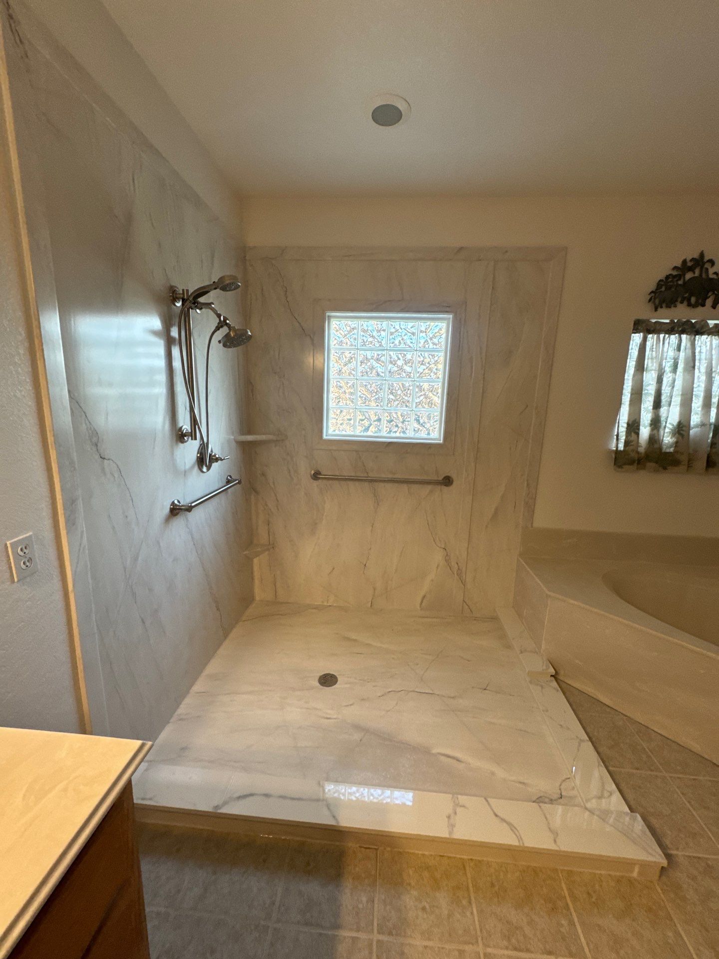 Shower remodel in Canyon Lake by Lane Lauritsen - The Hill Country, Texas