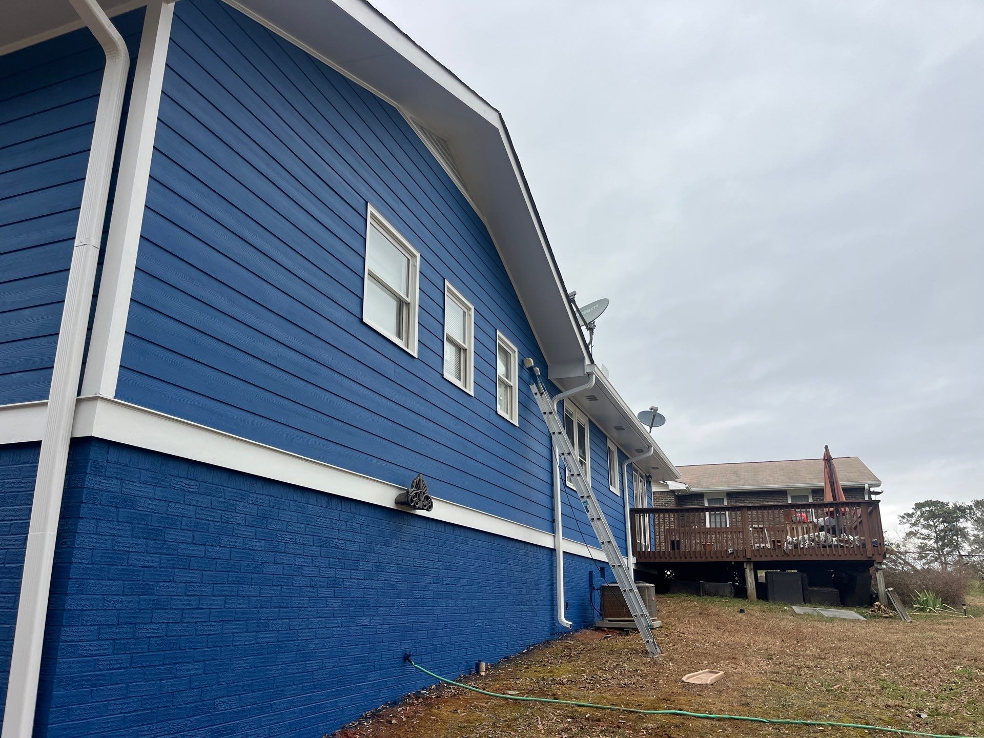Siding Installation, Rotten Wood Replacement, and Exterior Painting in Canton, GA by Nelson Exteriors 