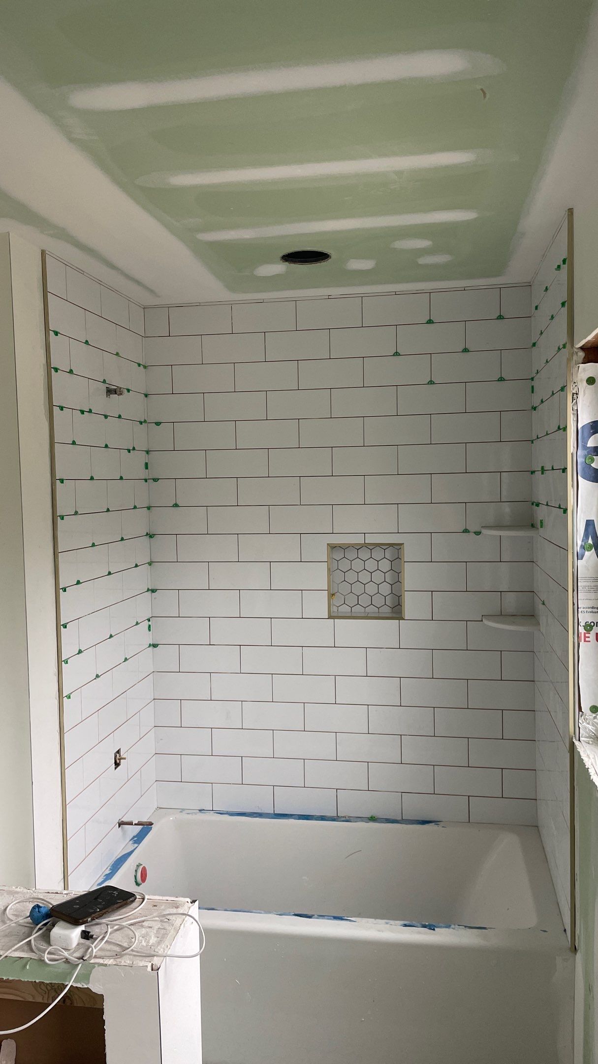 Remodeled Home with new tile floors, Showers and Refinished Oak Floors with stain and Waterbased Finish by Footprints Floors of Coastal Carolina