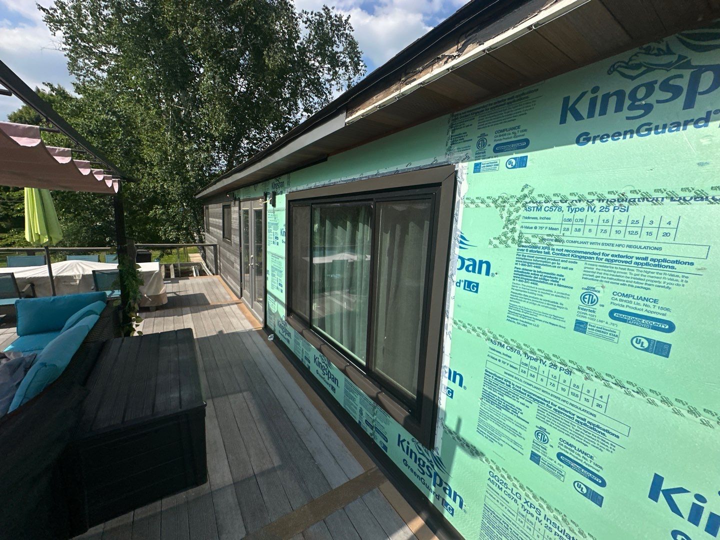 Siding Replacement using Alside Gray Oak by 180 Contractors