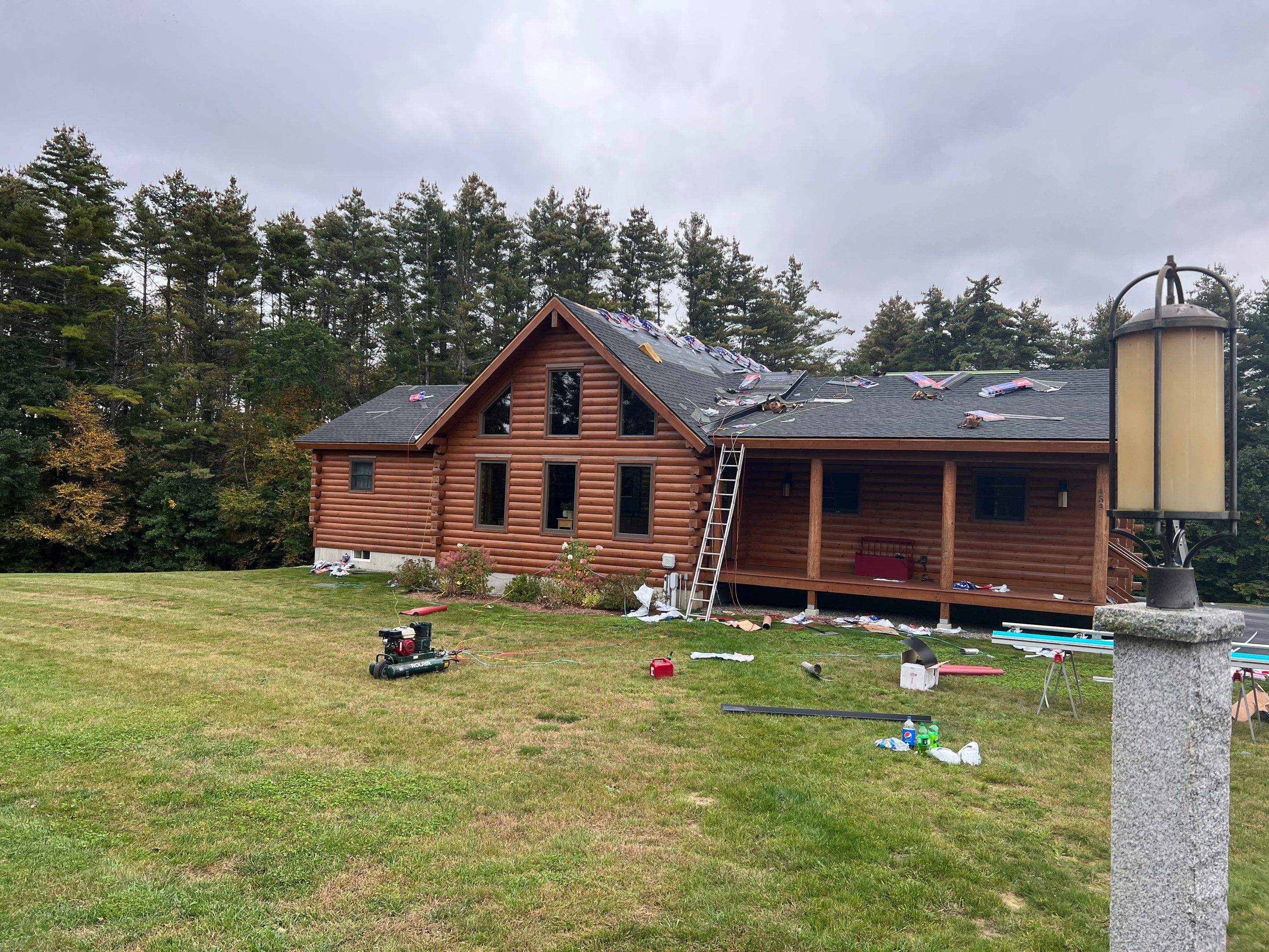 New Roof in Bow New Hampshire by Tall pine roofing