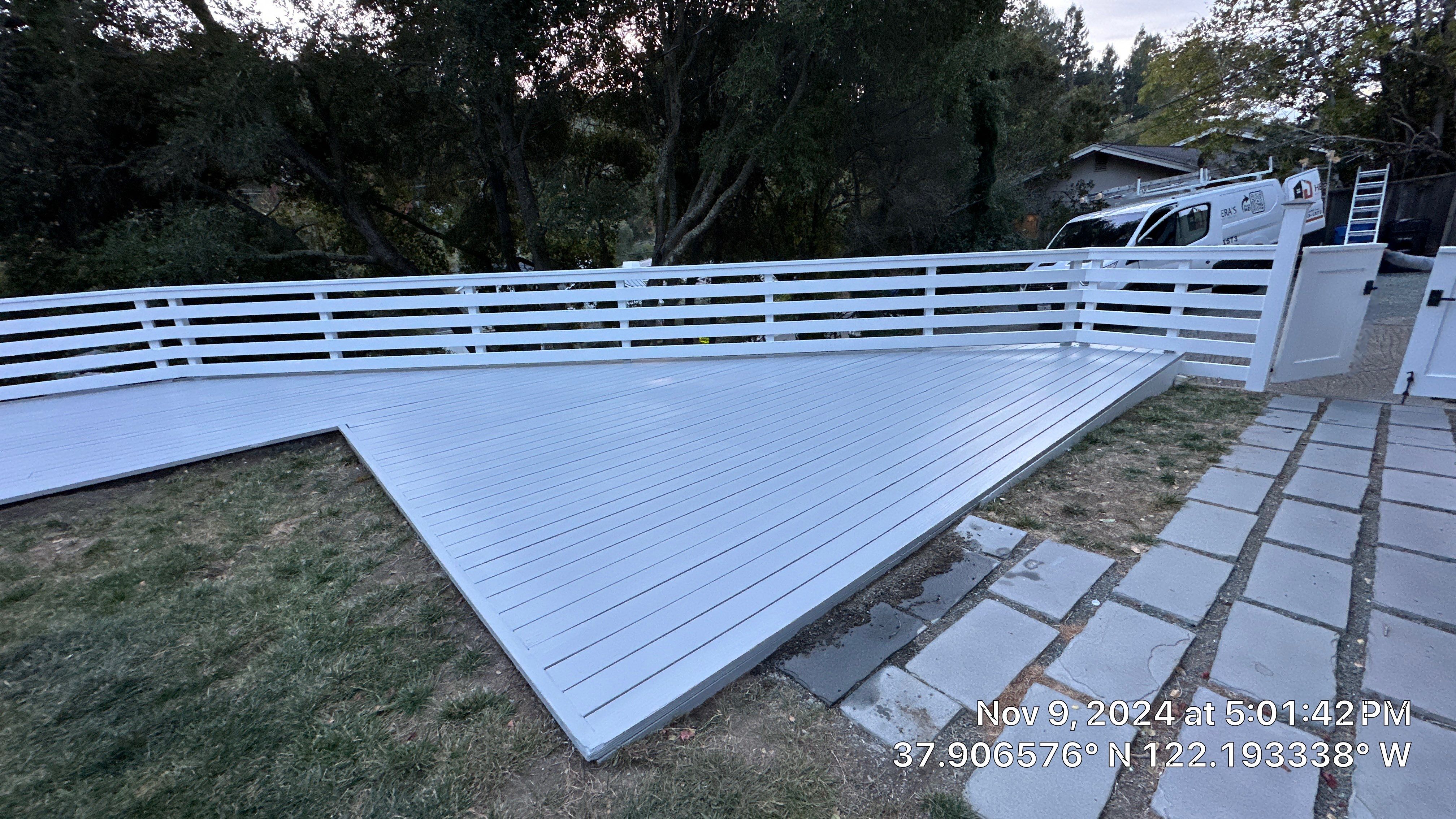 Deck Repaint using Sherwin-Williams by Herrera’s Bay Area Painting inc.