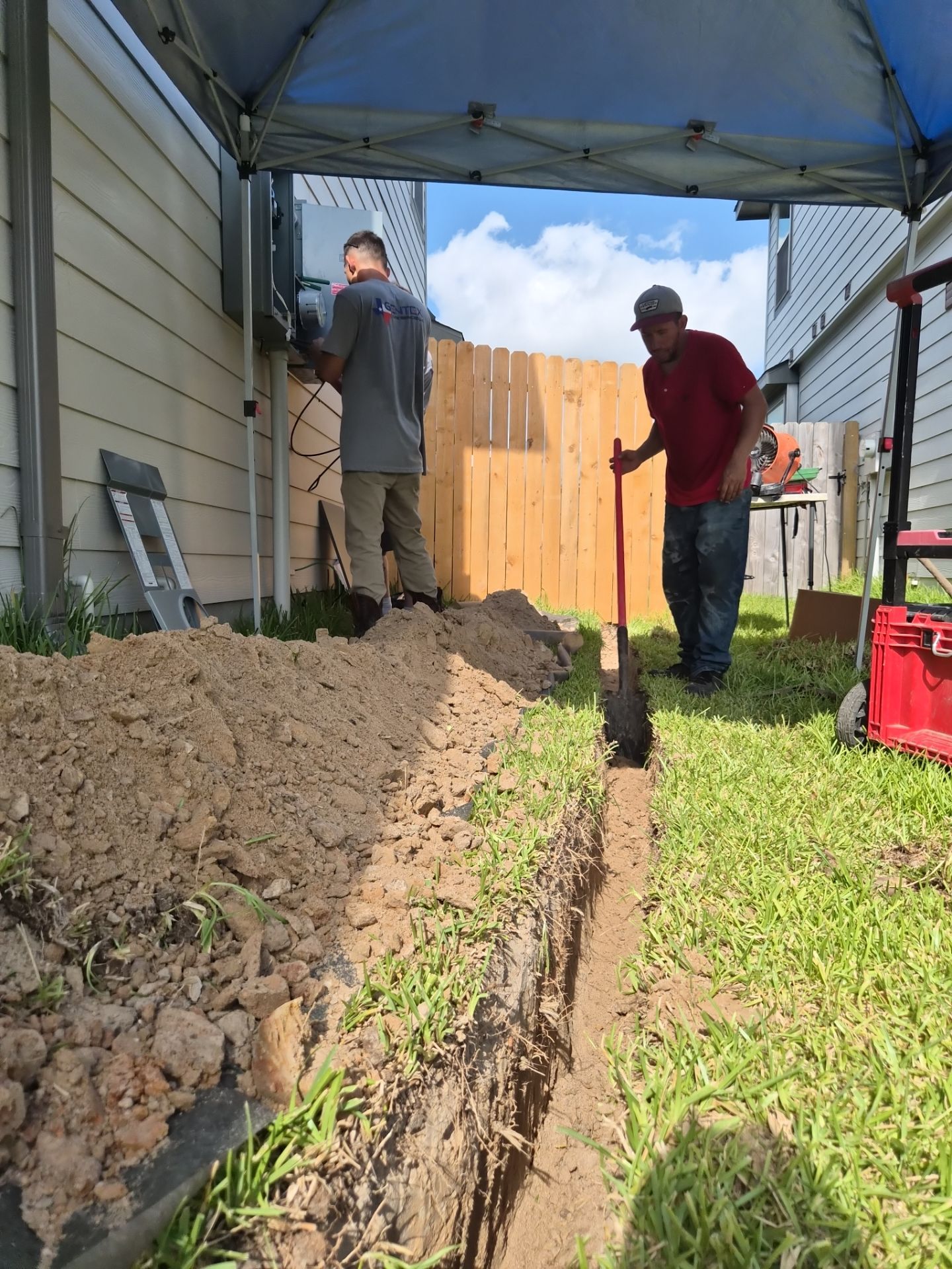 Residential Kohler Air-Cooled Standby Generator Installation in Conroe, Texas by GenTex Elite Services